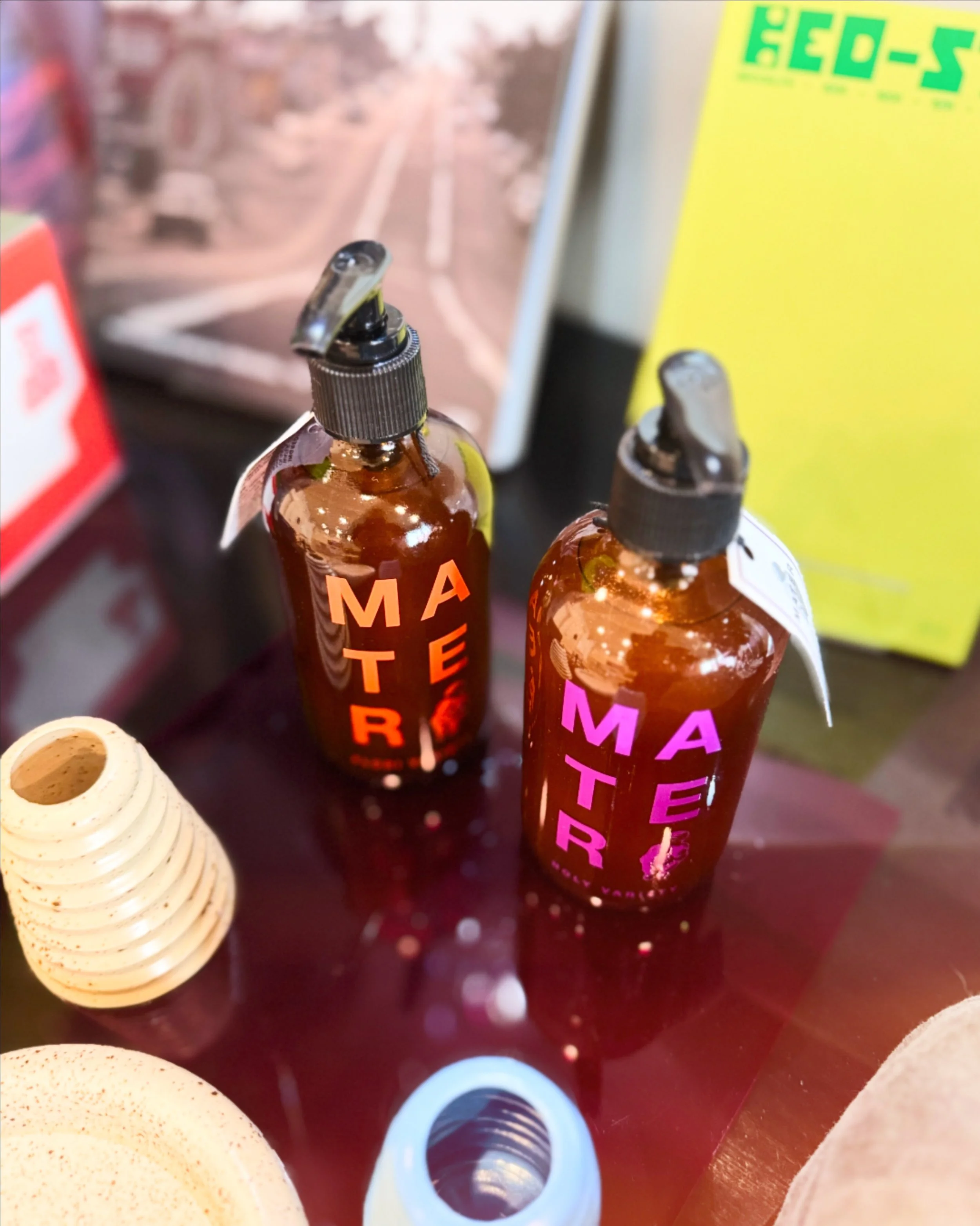 New in the shop: Mater Soap 💦

Mater Soap, based in Brooklyn, offers handmade, cold-process bar soaps and organic body products. Crafted in small batches with natural ingredients like plant oils, smoky pine tar, and red alkanet root powder, Mater So