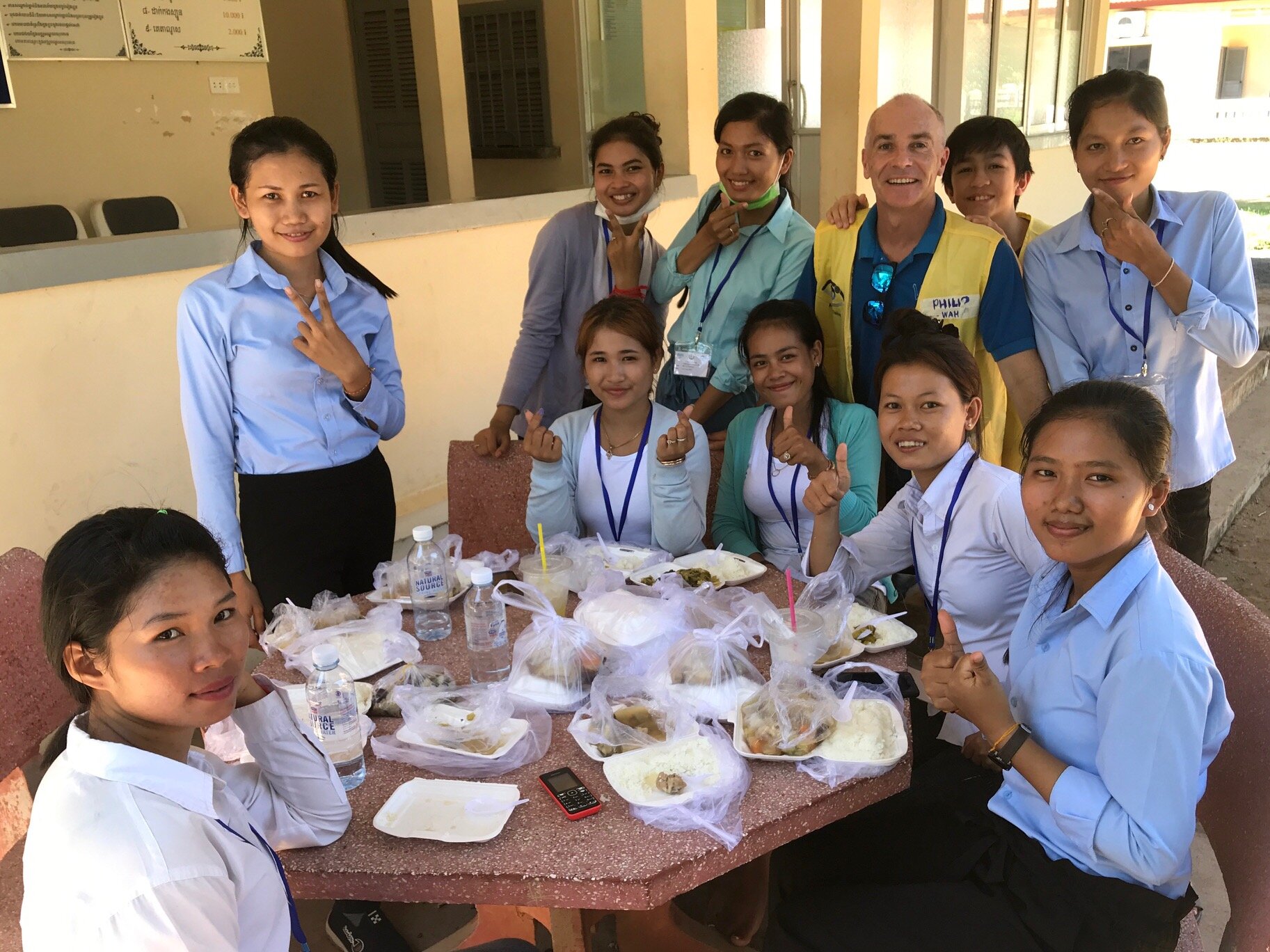 WAH Cambodia Cataract Mission Ambassador with WAH Team.jpg