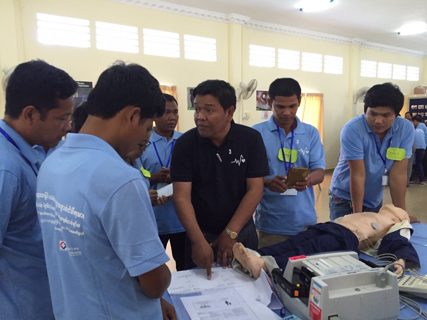 WAH Cambodia KKH medical training siumlation drills.JPG