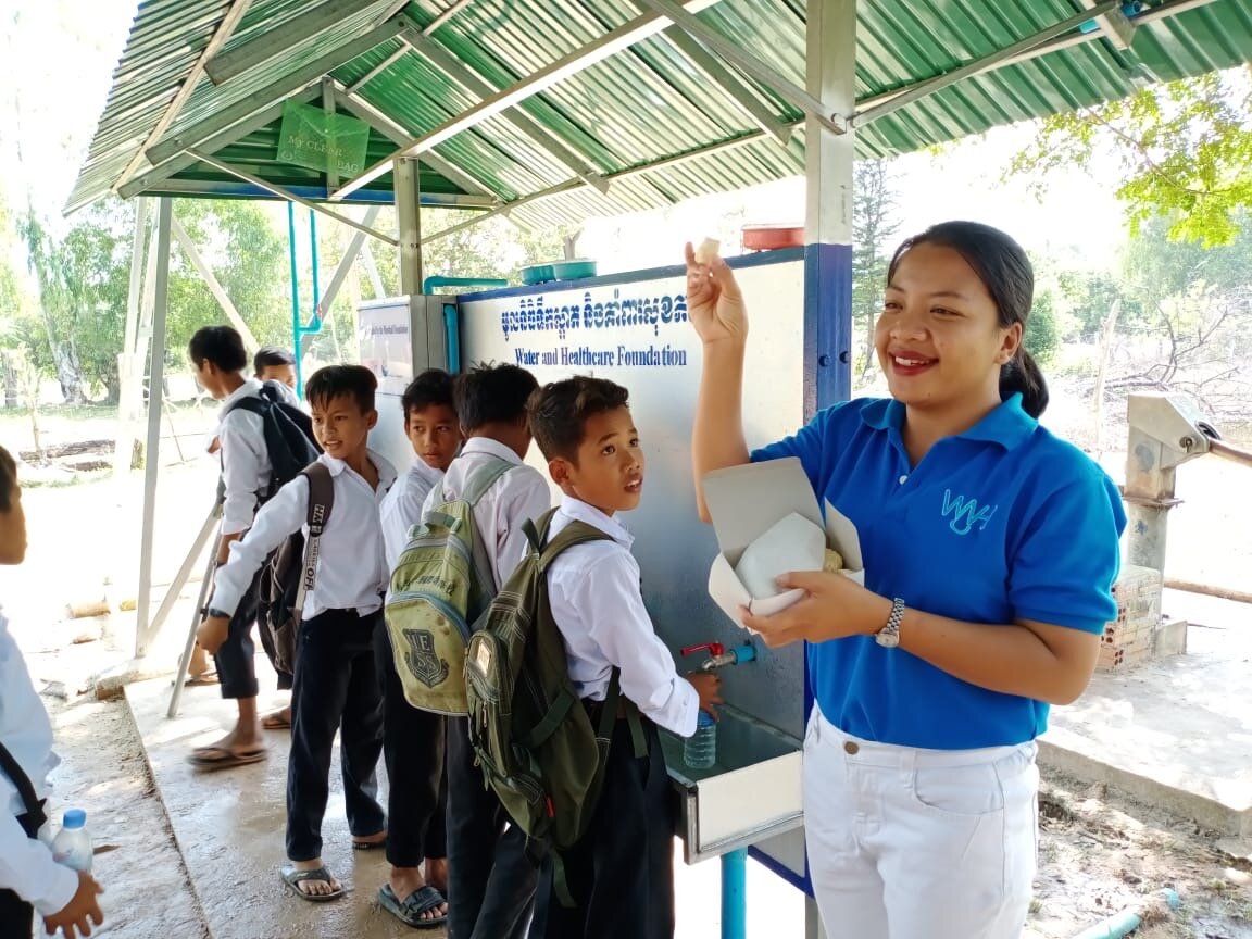 WAH Cambodia Dr Rany new school Clean water system.JPG