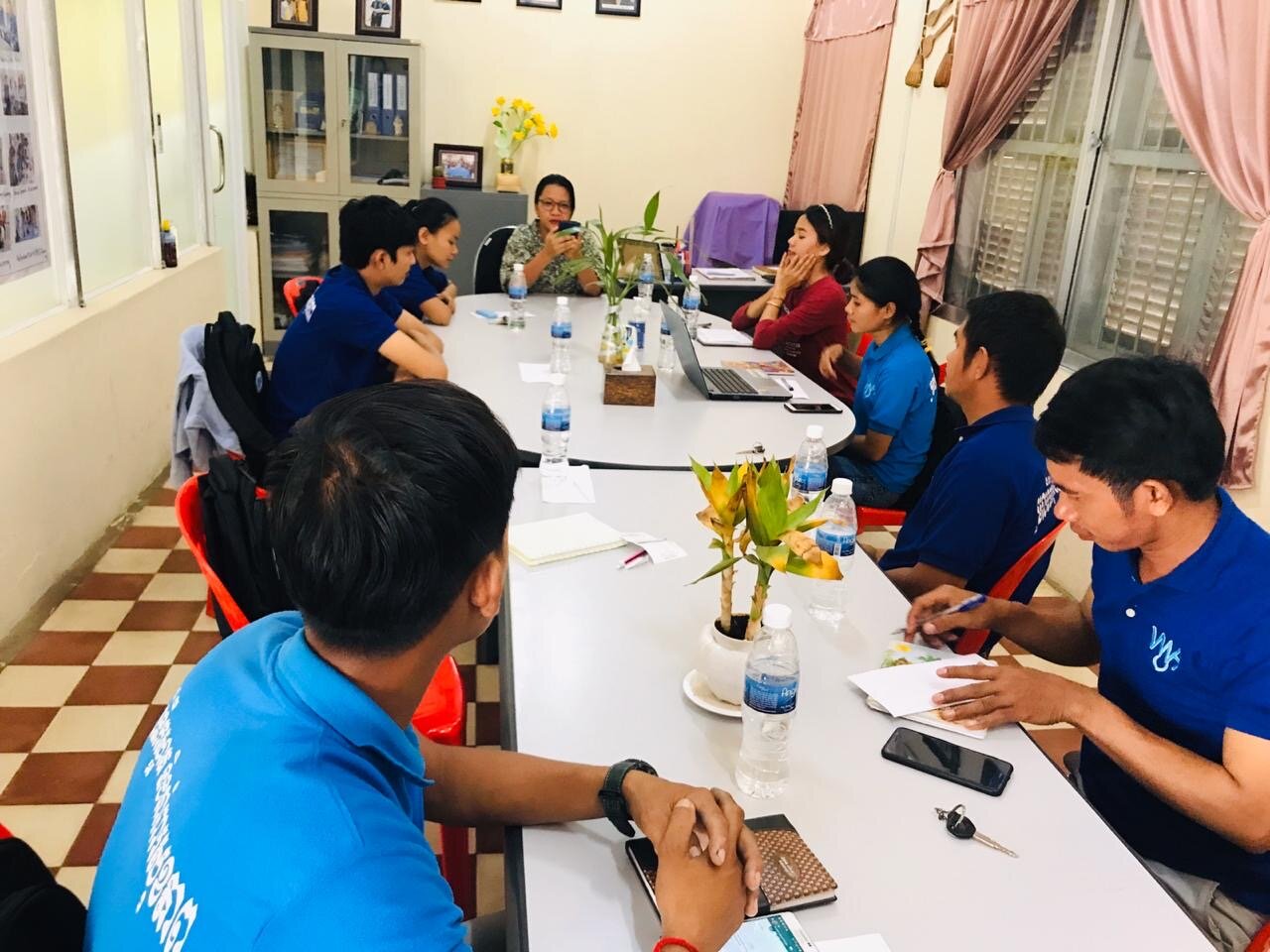 WAH Cambodia Team meeting covid and dengue projects.JPG