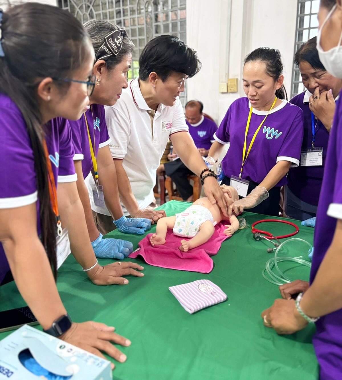 Team WAH are reunited this month with the incredible Mount Alvernia nursing team from Singapore, to continue our joint midwife &amp; paediatric training program with our Provincial Health Department partners.🤗

WAH&rsquo;s collaboration with Mount A