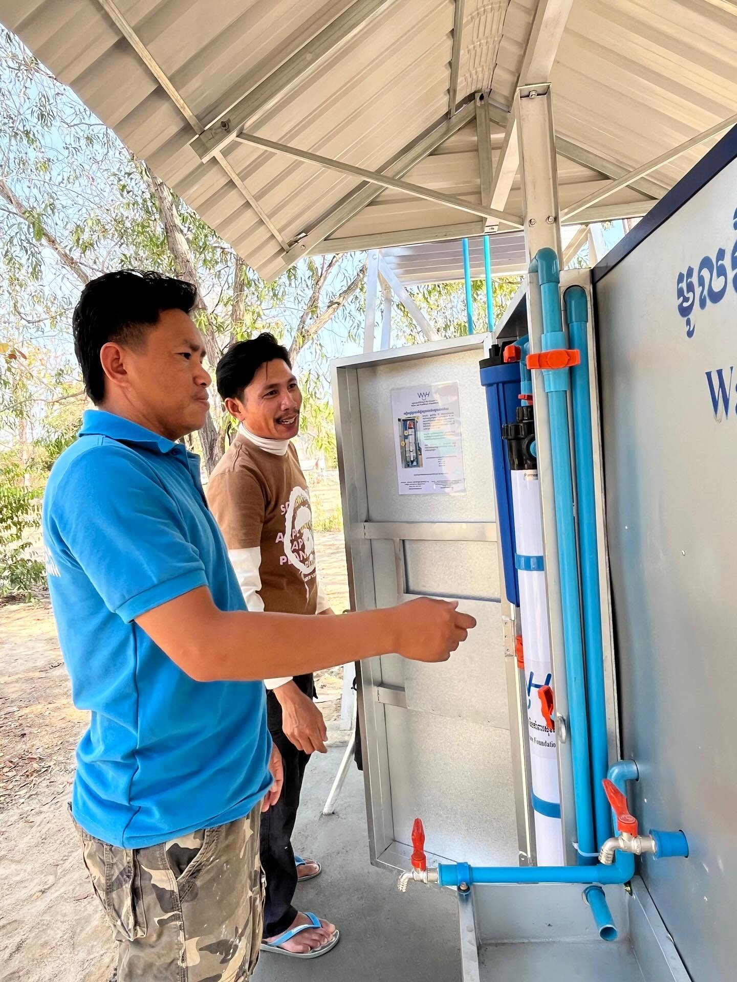 Access to safe drinking water changes everything.

We&rsquo;re incredibly proud of our team as they build a new clean water system in Thmor Keo Primary School in Kampong Chhnang, thanks to the loyal support of our dear friends at the Marshall Foundat