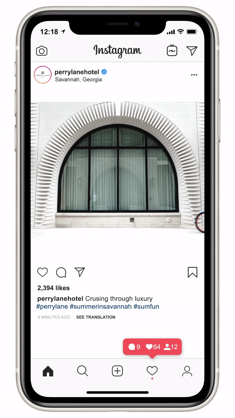  Short looping Instagram video 