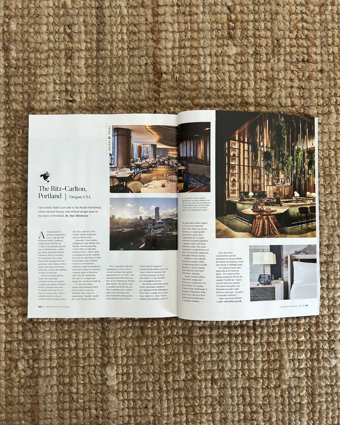 &lsquo;Between cocktail glasses, there&rsquo;s the usual 4pm crowd, but outside, a peppy cum demure business district contrasts with what I&rsquo;ve heard about the City of Roses in recent years. There&rsquo;s palpable duality in the air between wine