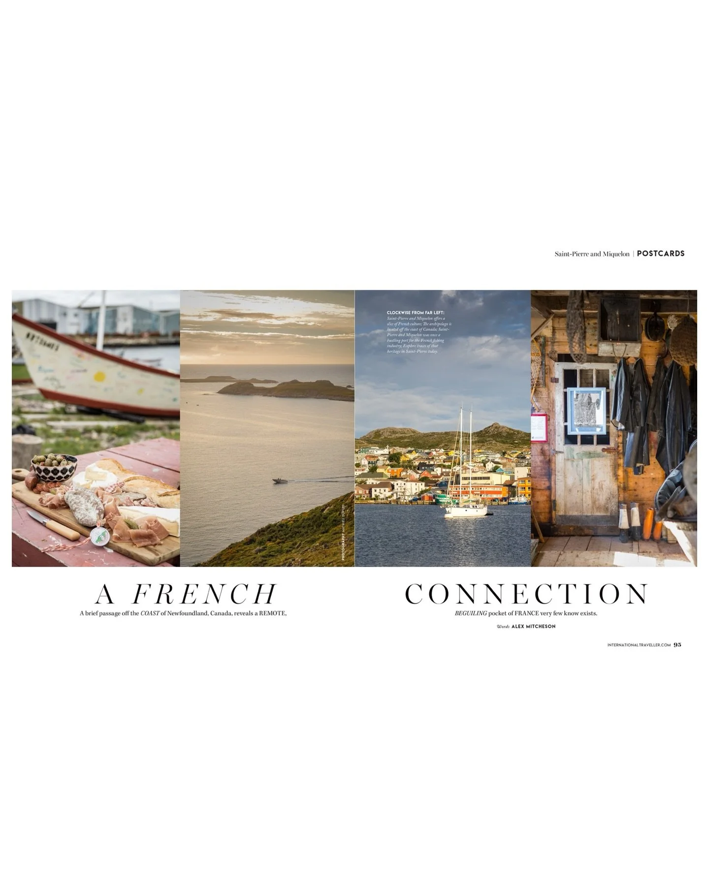 A windswept, French outpost that stirs the soul is how I look back at my time on St Pierre &amp; Miquelon in 2024. Within sight of Canada but somewhere on an entirely different frequency. Juniper berries on the headlands, Atlantic sea spray in the ai