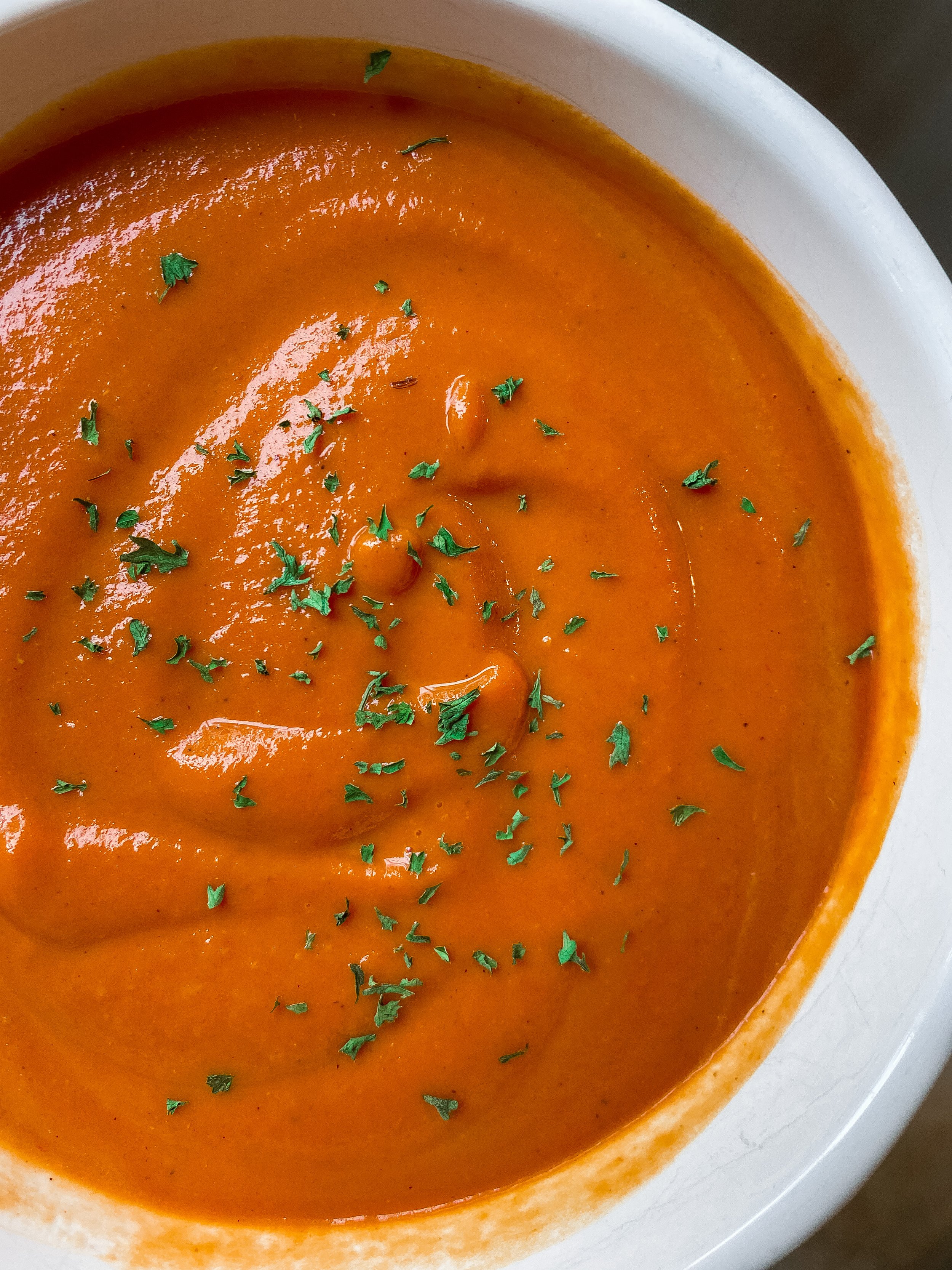 Dairy-Free (Vegan) Tomato Soup — The Mighty Chickpea
