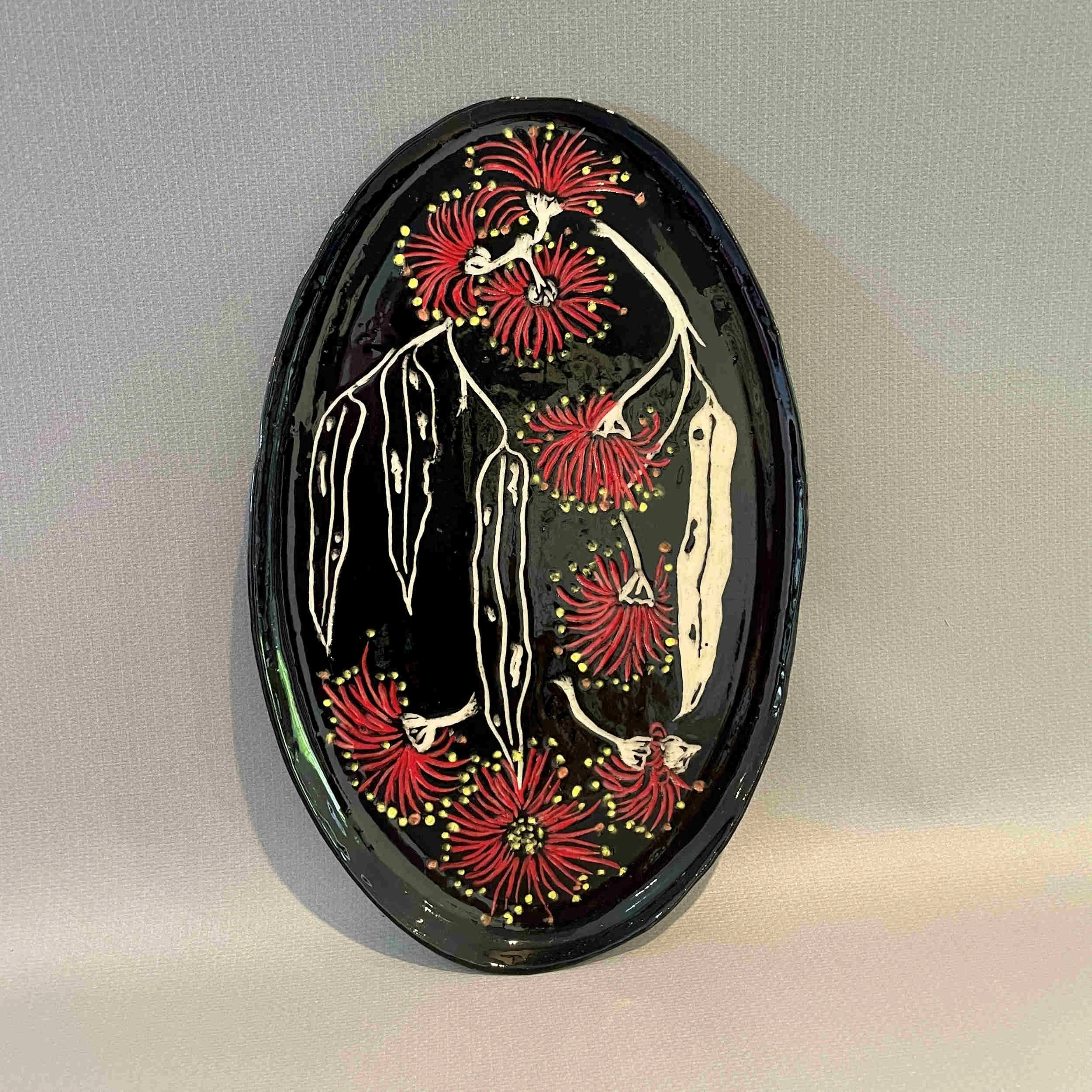 Gum Blossom Platter - Oval