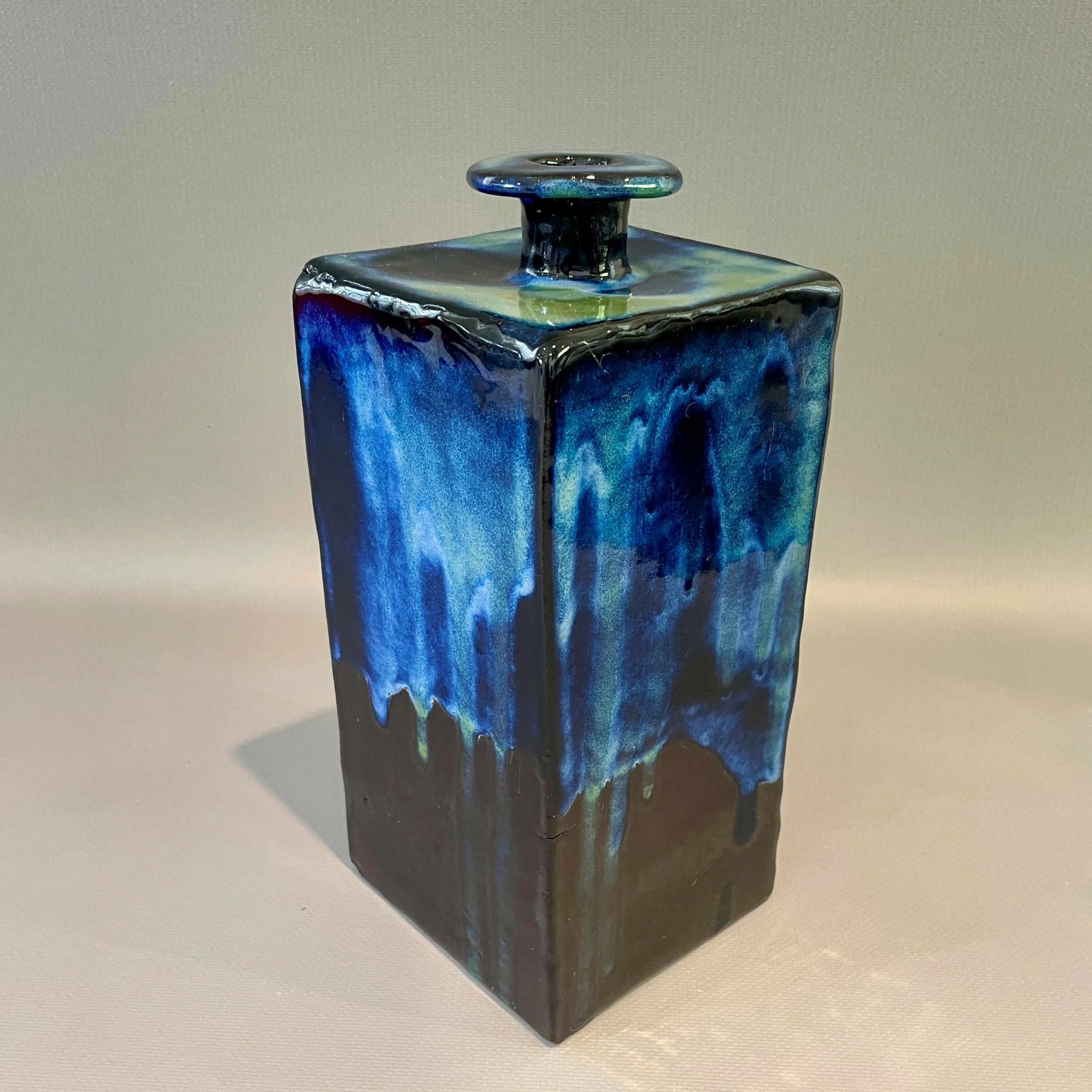Blue Square Bottle