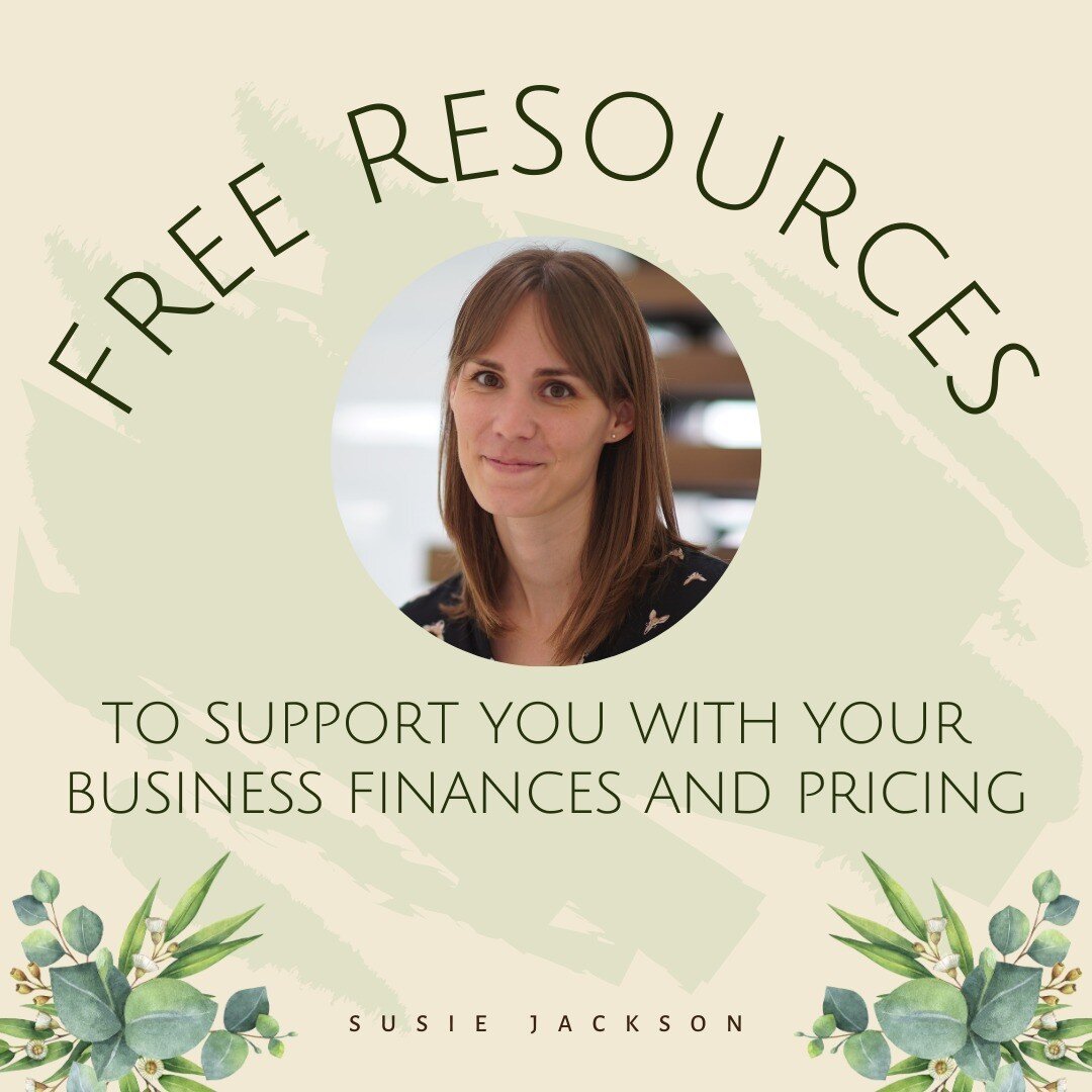 🌱 Free resources to support you with your business finances and pricing 🌱

I don't think I speak enough on here about all the free ways you can get my support with your finances and pricing, so I wanted to share a post running through the various t