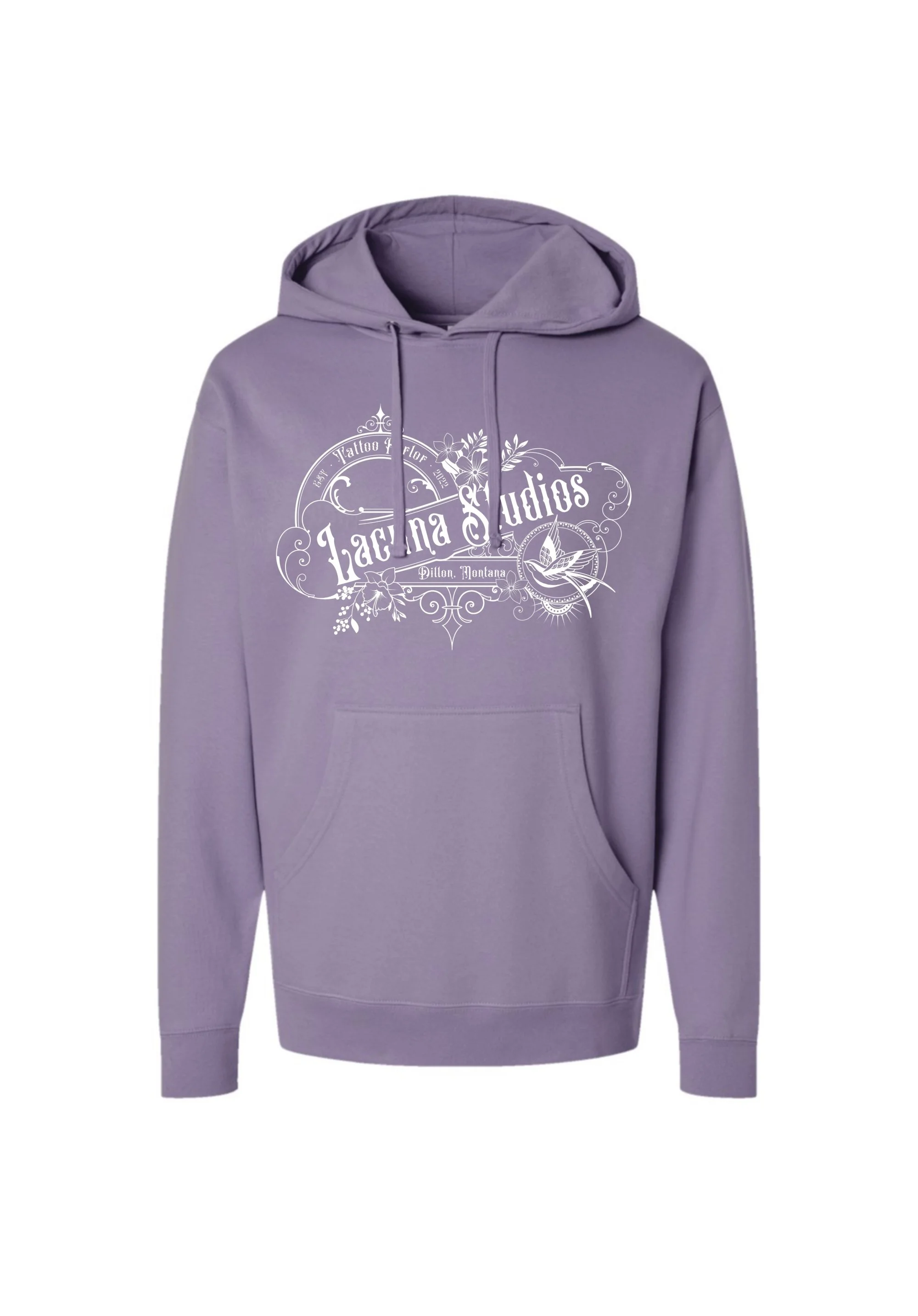 Lacuna Studios Script Hoodie - Plum