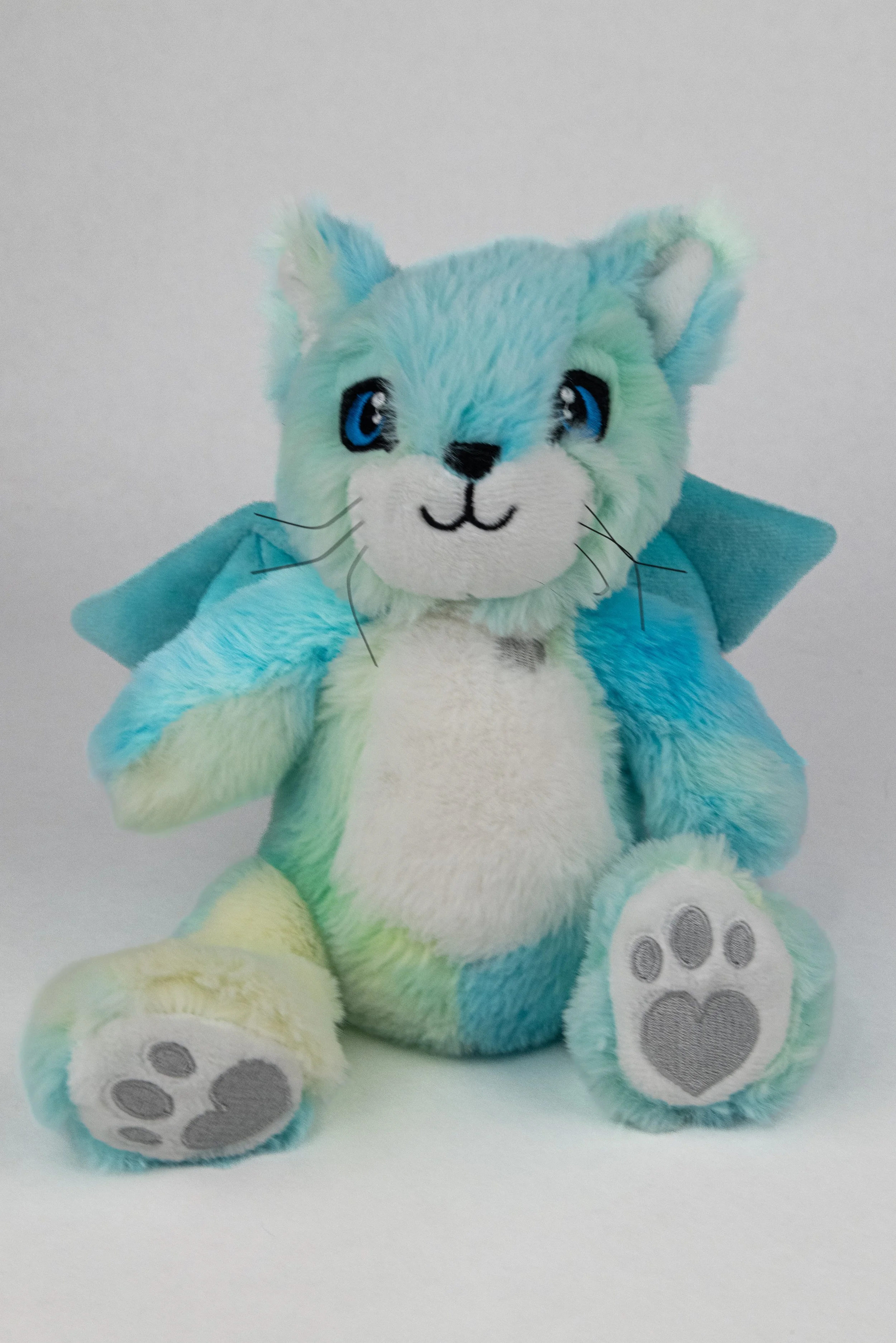 Muted Color Whimsical Watercolor Llama Holding a Blow Dryer Coral