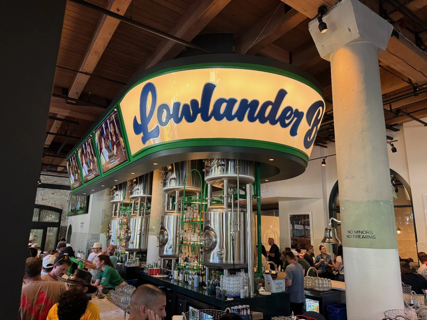 Lowlander Brewery Interior Signage