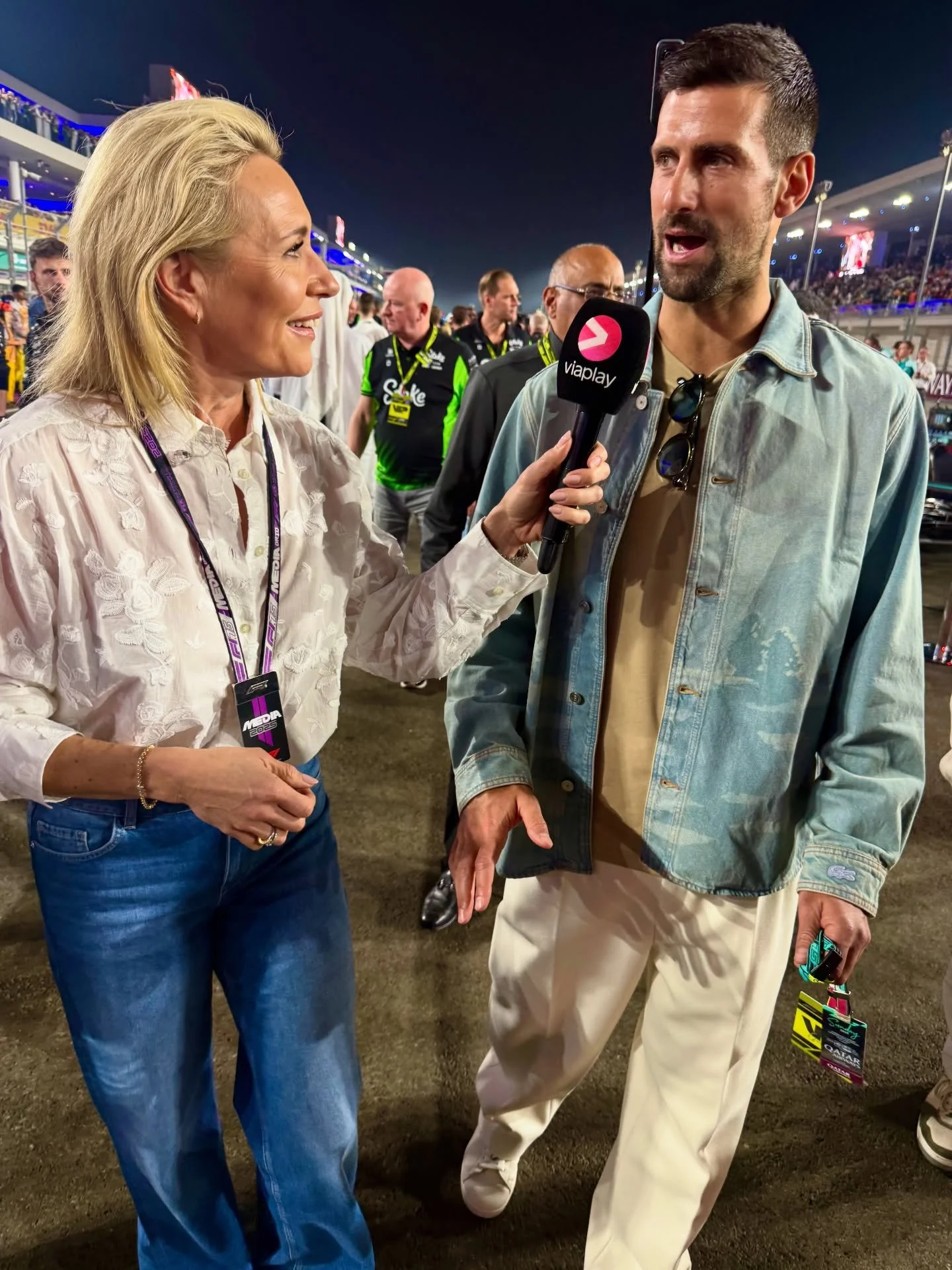 @djokernole enjoying the Formula 1 vibe 🏁 🎾

@viaplayurheilu