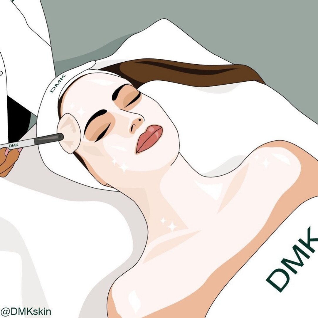 NEW YEAR- NEW SKIN 

DMK ENZYME THERAPY- signature treatment 

Works to oxygenate , detoxify &amp; revise the skin to function optimally. Over 50 years have been spent perfecting DMK ENZYME THERAPY treatments &amp; they are fantastic for a variety of