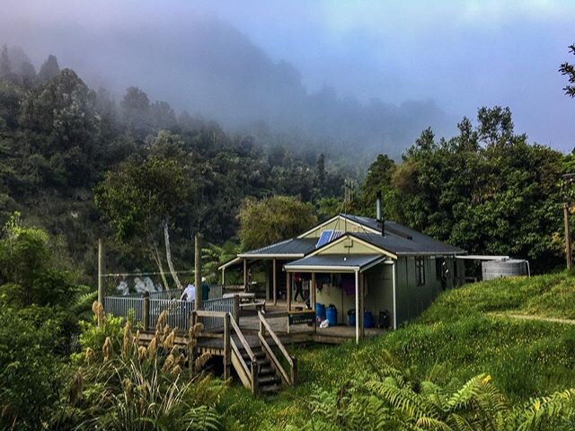 Frosty mornings at John Coull Hut #cabinporn #newzealand @purenewzealand