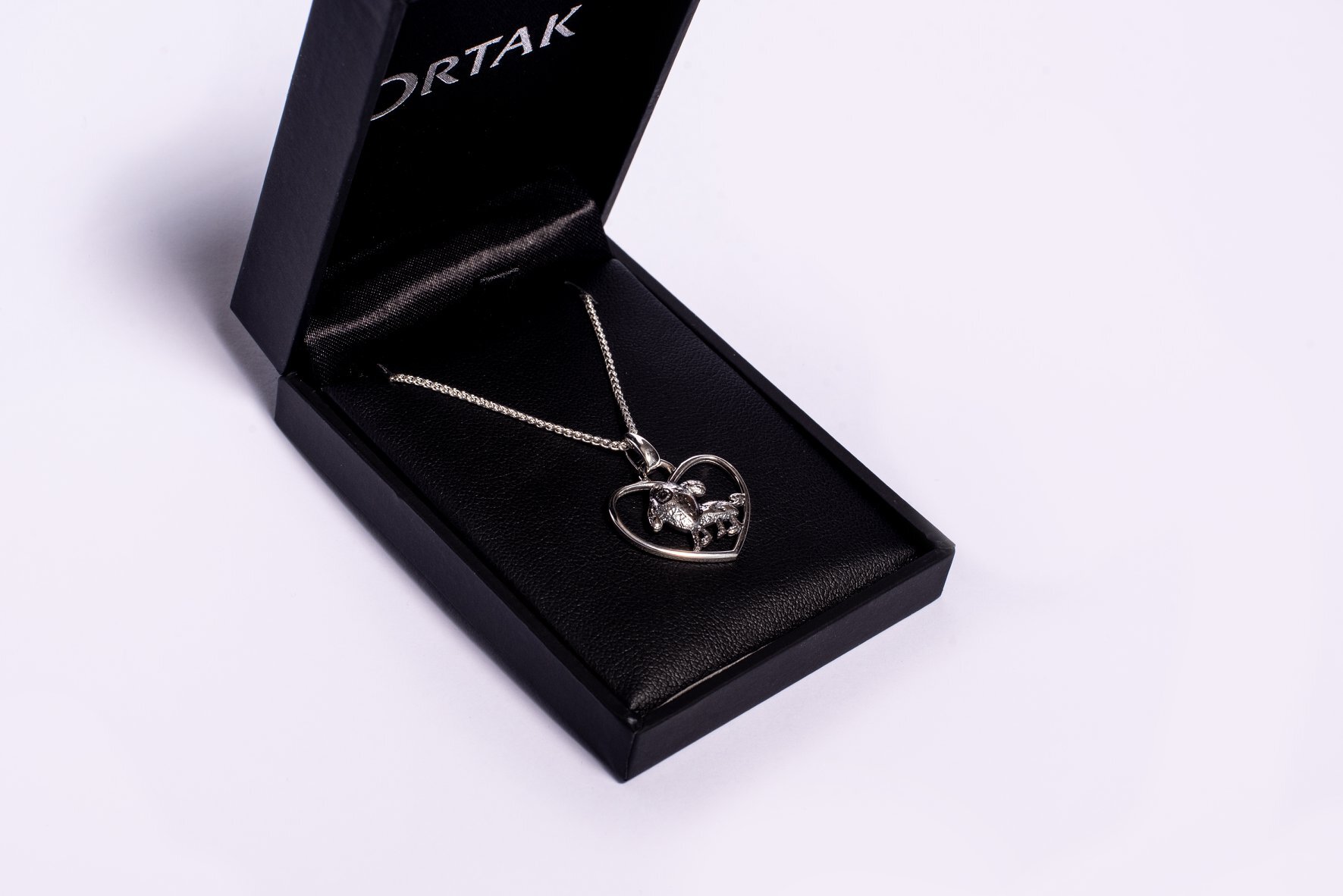 Charlie Dog Sterling Silver Pendant 