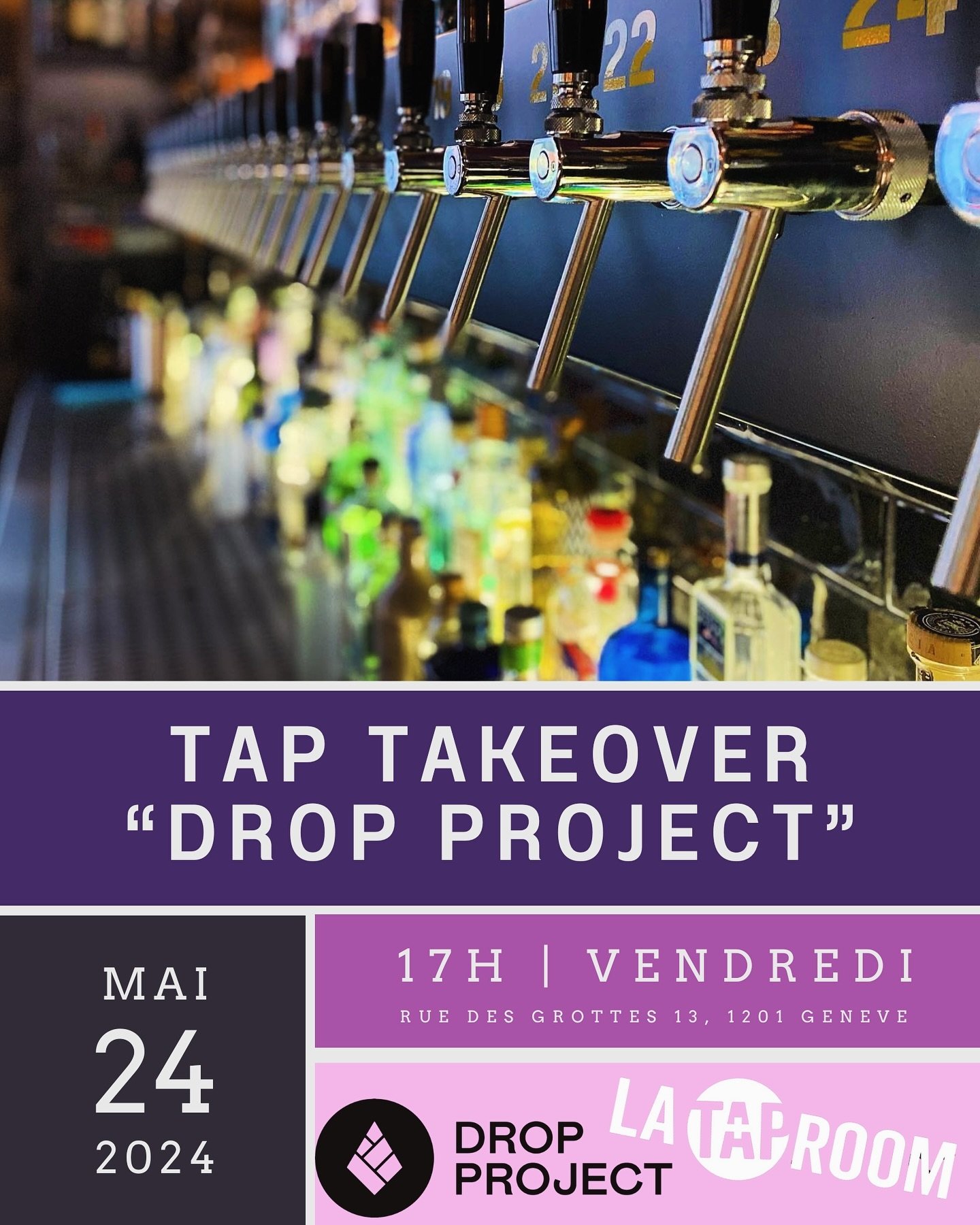 Hey everyone!! Get ready for an epic Tap Takeover on Friday May 24th, as Drop Project Brewery storms into the taproom 🙌🍻
They&rsquo;re bringing especially for you 8 handpicked brews, from wild experimental pale ales to delightful goses, and of cour