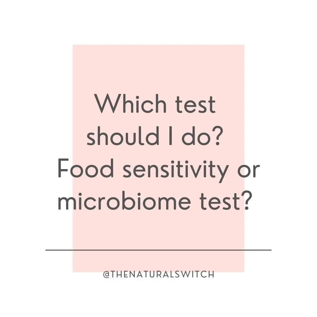 Clients often ask me &ndash; which test should I do? A gut microbiome or a food sensitivity test? SCROLL ACROSS 👉

🤷&zwj;♀️ The short answer? It depends on your symptoms &ndash; and the investment you want to make. 

A food sensitivity test is perf