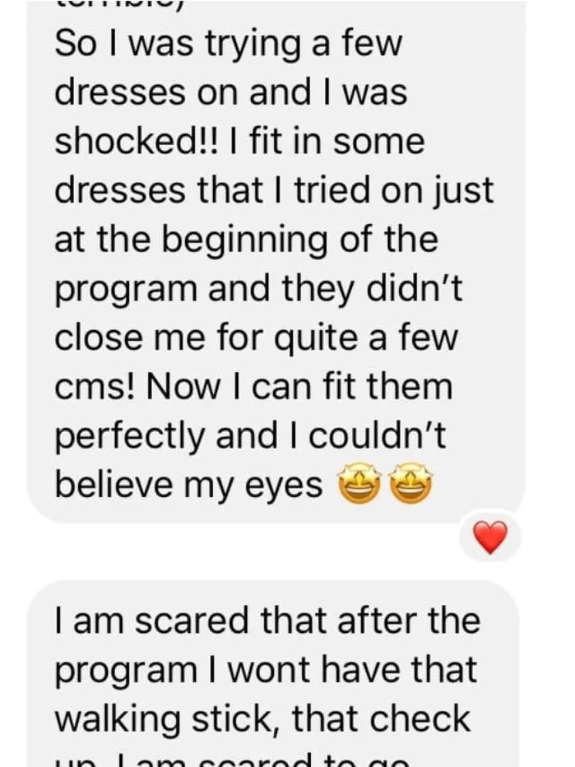 When your client reminds you of the difference that accountability and support make 🙏 That 'walking stick' to make the journey easier - and to fast-track results. 

These days, information is everywhere - whether you want to lose weight, heal your g