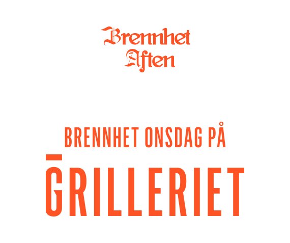 Brennhet onsdag i mai - Grilleriet