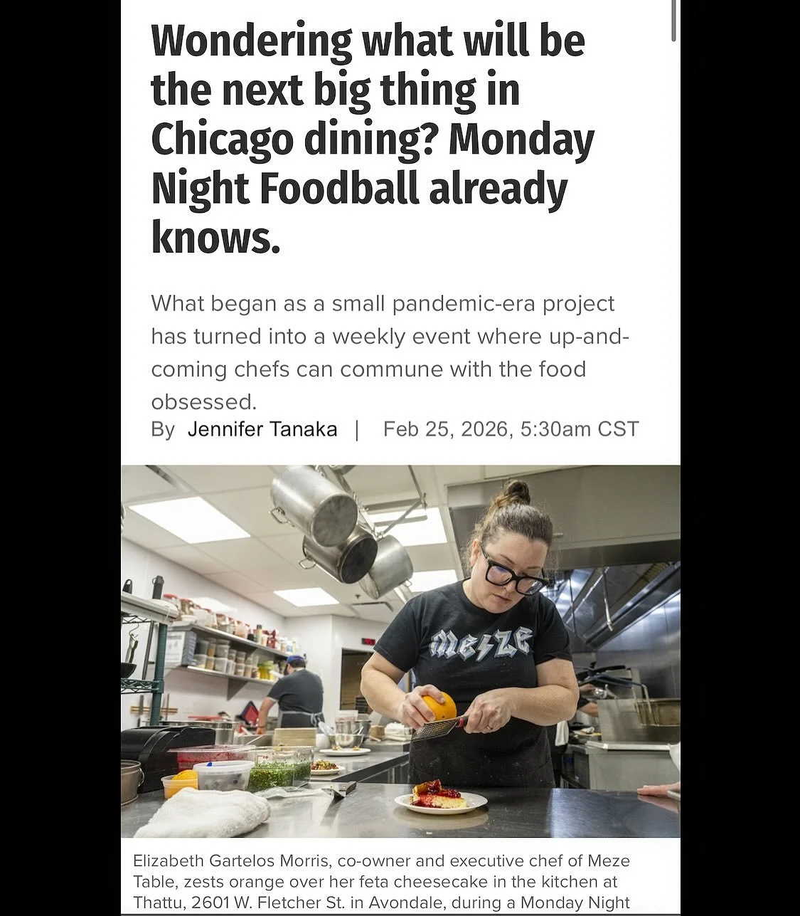 Monday Night Foodball Really Is One of The Absolute Best Things About The Chicago Food Scene. 
When Mike Mentioned We&rsquo;d Be Interviewed For the 200th Foodball, We Were Happy To Sing His Praises. This Is So Much More Than We Expected.

Few People