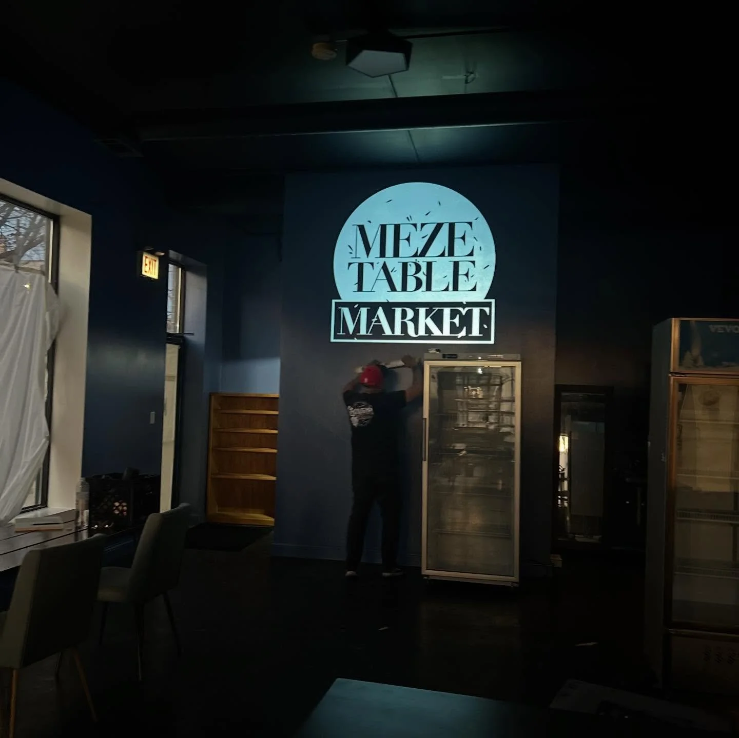 It&rsquo;s Been So Amazing Watching All The Pieces Of Meze Table Market Come Together These Past Few Weeks. All The Moving Parts, The Endless Lists, And Today Things Just Crystallized&hellip;Today, @classic_sign_studio &amp; @_brianmorris_ Finished P