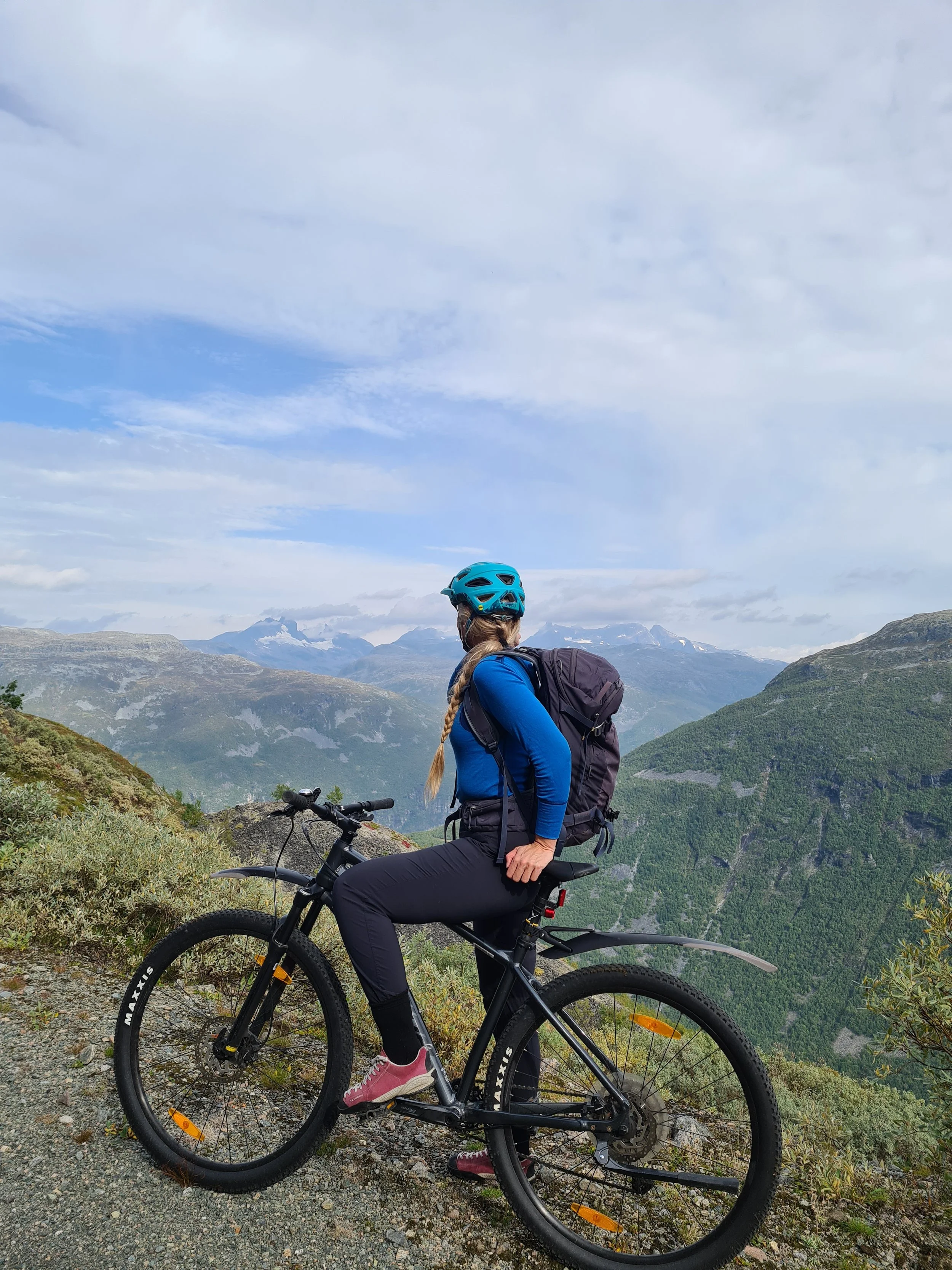 Med sykkel til Tusenmeteren