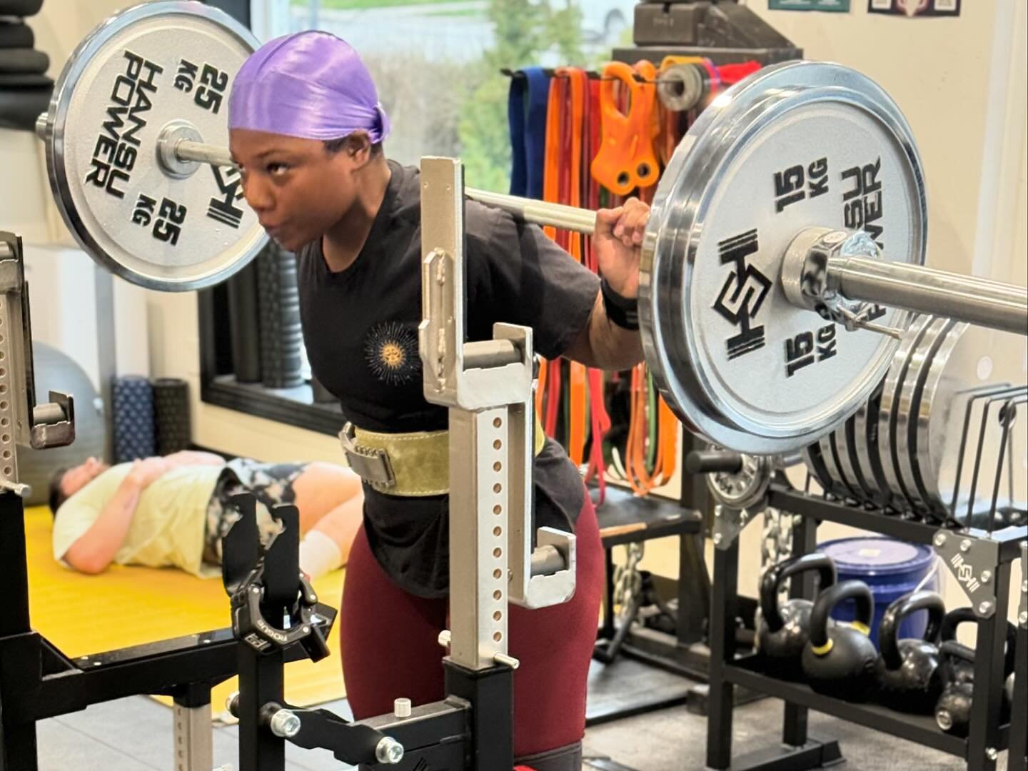 Members already enjoying the new platform equipped with a BRAND NEW rack, chrome plates, and power bar from @hansupower ‼️

We now have 5 combo racks here at SMG&hellip; ALL on fully carpeted platforms. Enjoy that stick when you bench 😈

2024 is jus