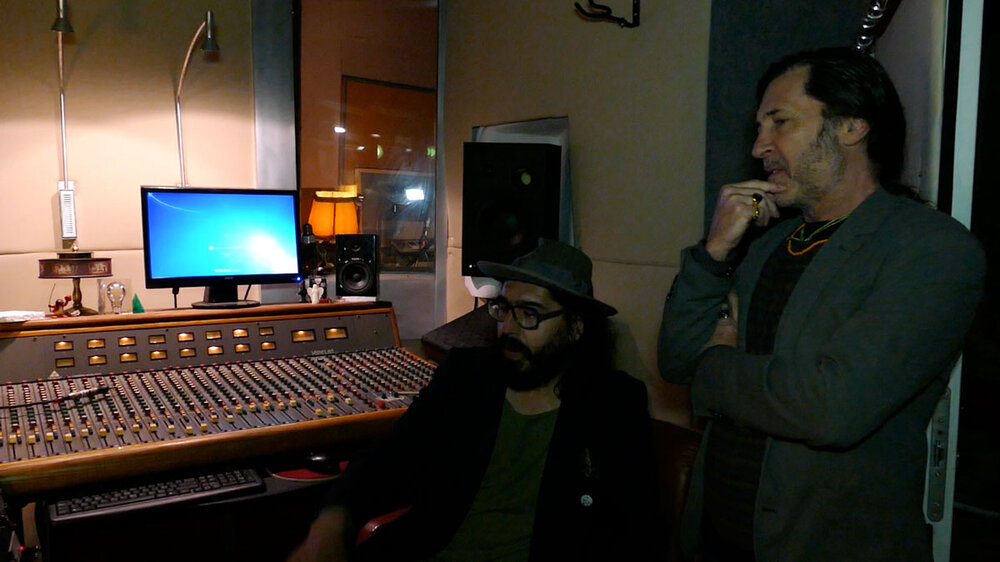 Fernando Vacas and Jorge Pardo at eureka studios