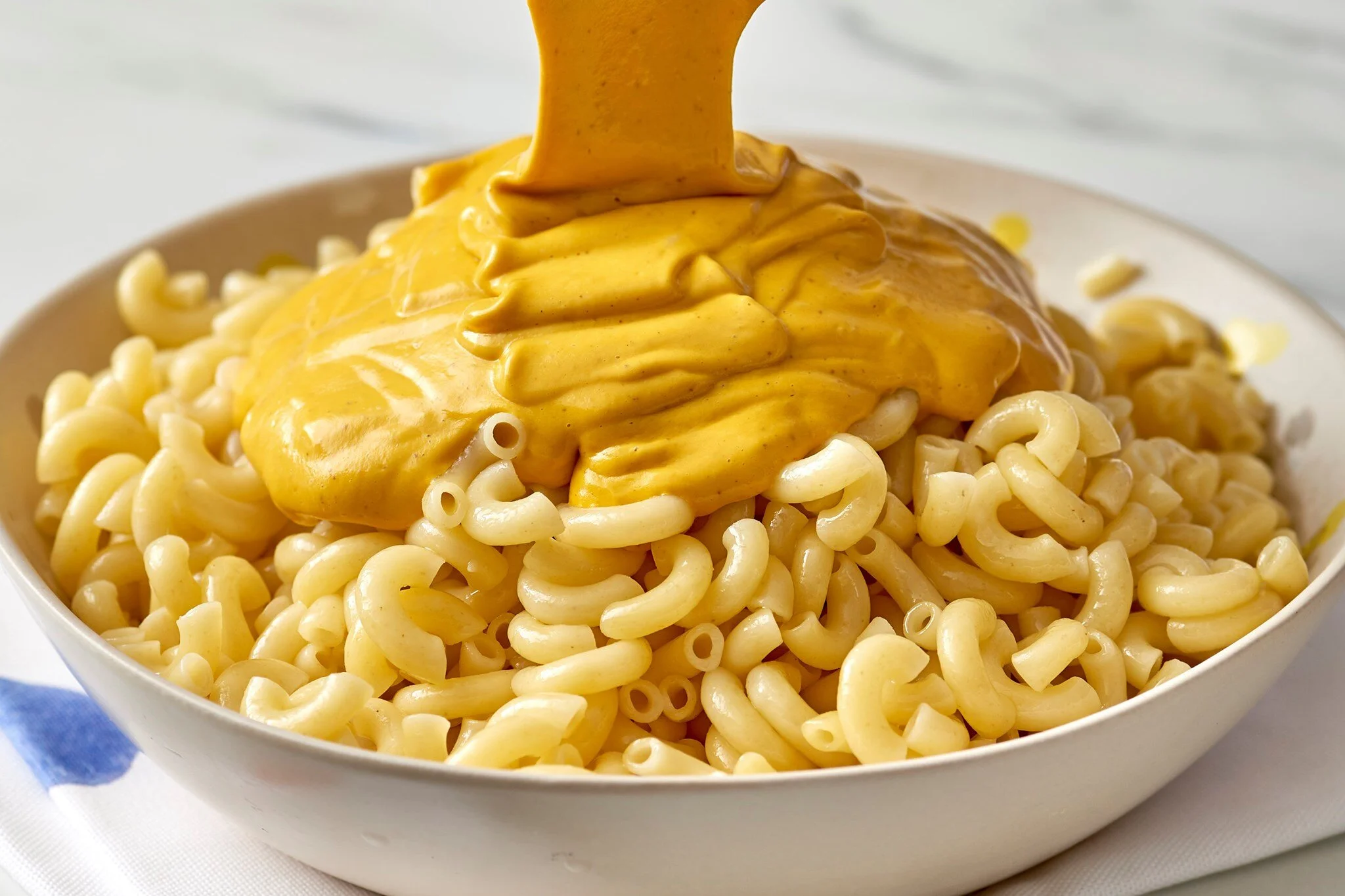 A picture of vegan mac and cheese