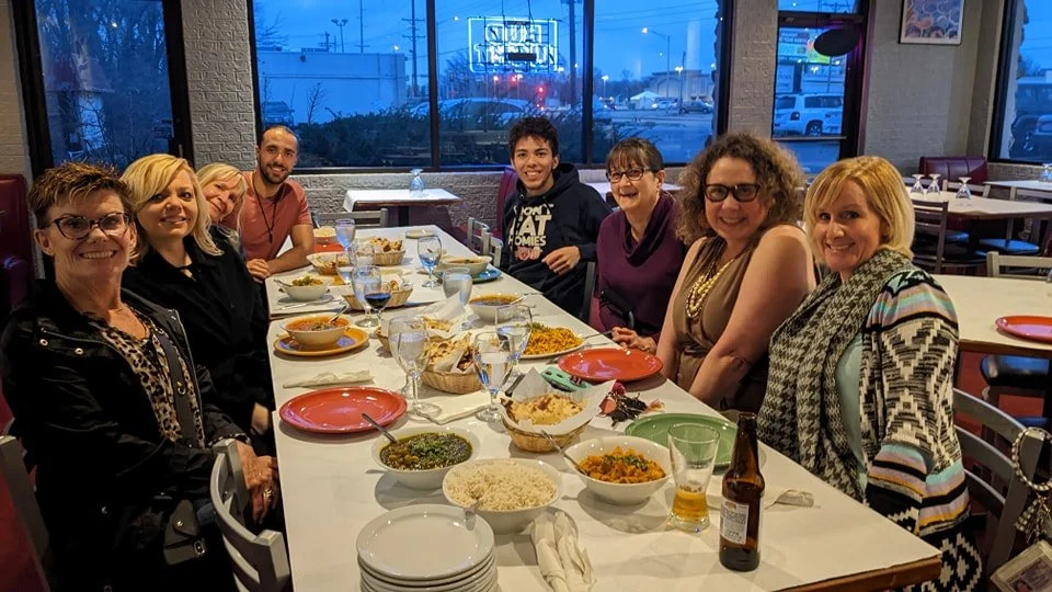 Austin Simmons with our Project Animal Freedom - Springfield, Illinois chapter at a vegan meetup