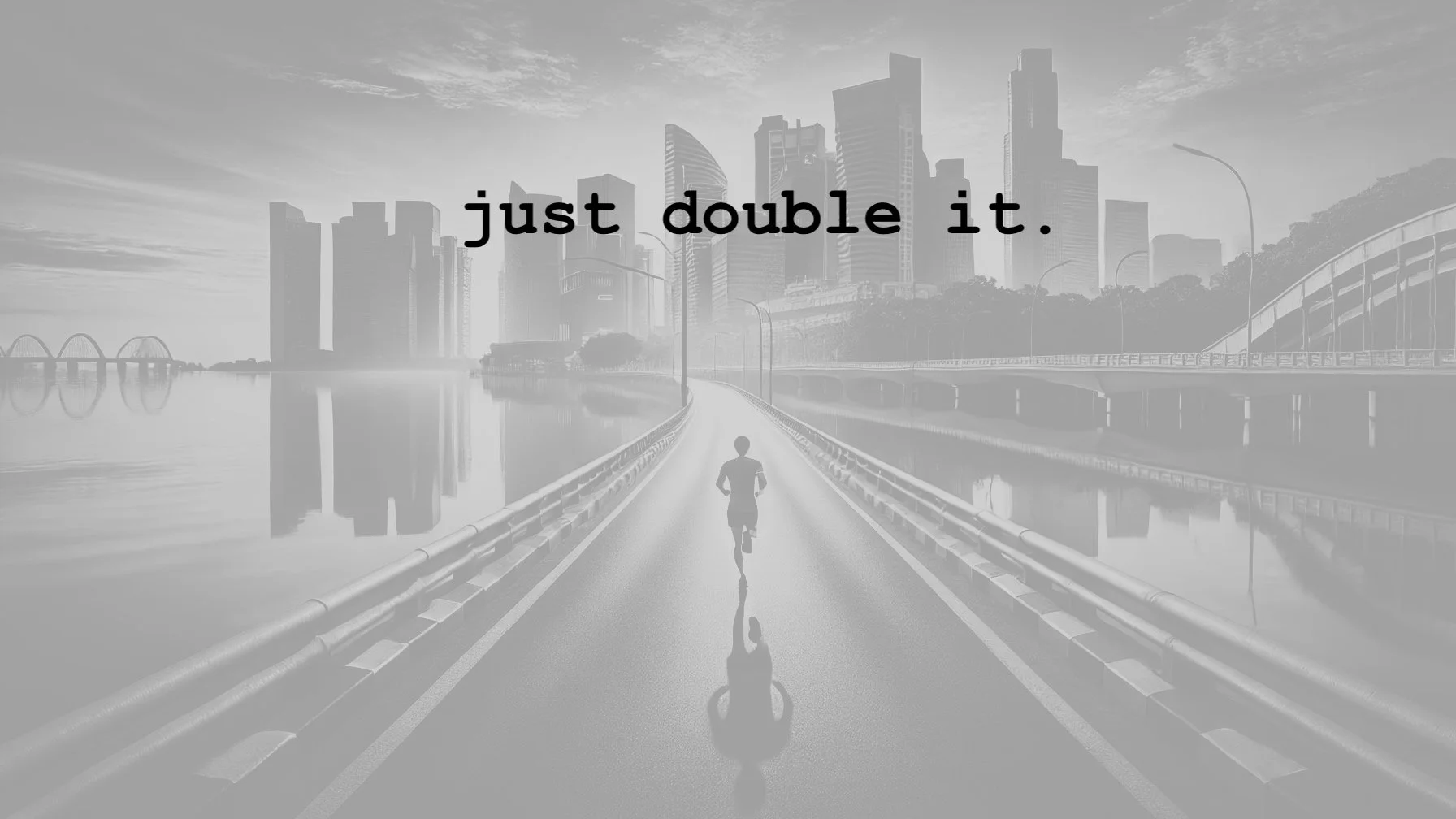 Just Double It : My Ongoing Half Marathon Journey