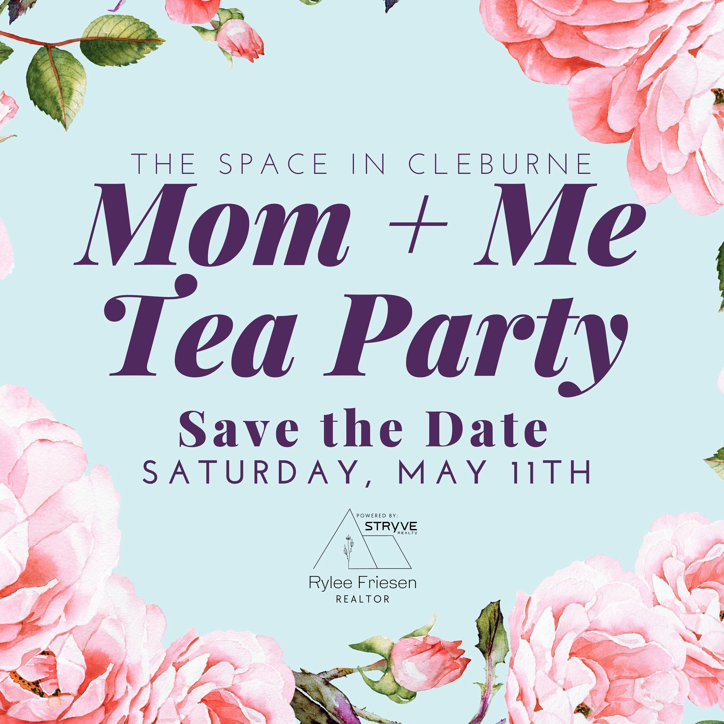 Save the Date! 

We&rsquo;re thrilled to announce that the much-loved Mom + Me Tea Party is back, and it&rsquo;s going to be better than ever! ☕️🌷
Sponsored by the generous support of @ryleefriesen_realtor this event promises to be a heartwarming ce