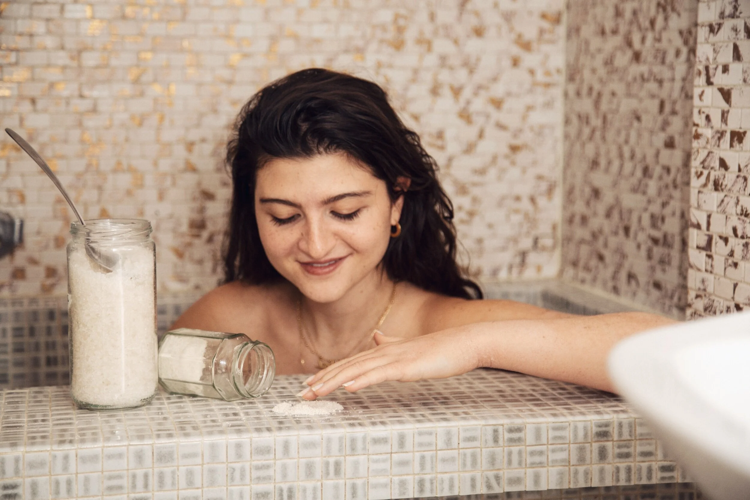 Bains Réparateurs Anti-Eczéma•Avoine, Sel de la Mer Morte, Bicarbonate de Soude, Huile d’Olive