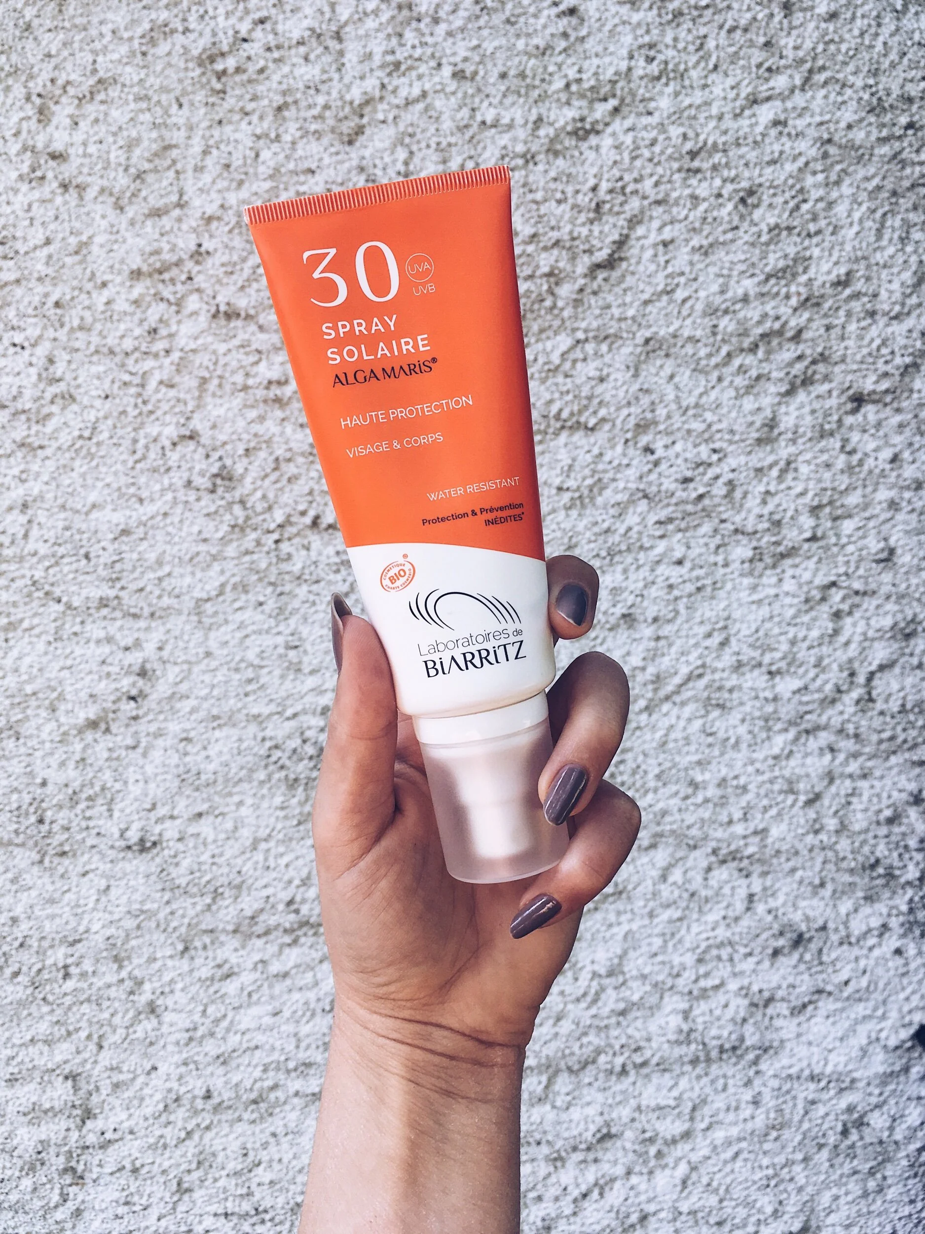 Review #4: Soins Solaires Laboratoires Biarritz (lait et spray solaire SPF 30 et fluide après soleil)