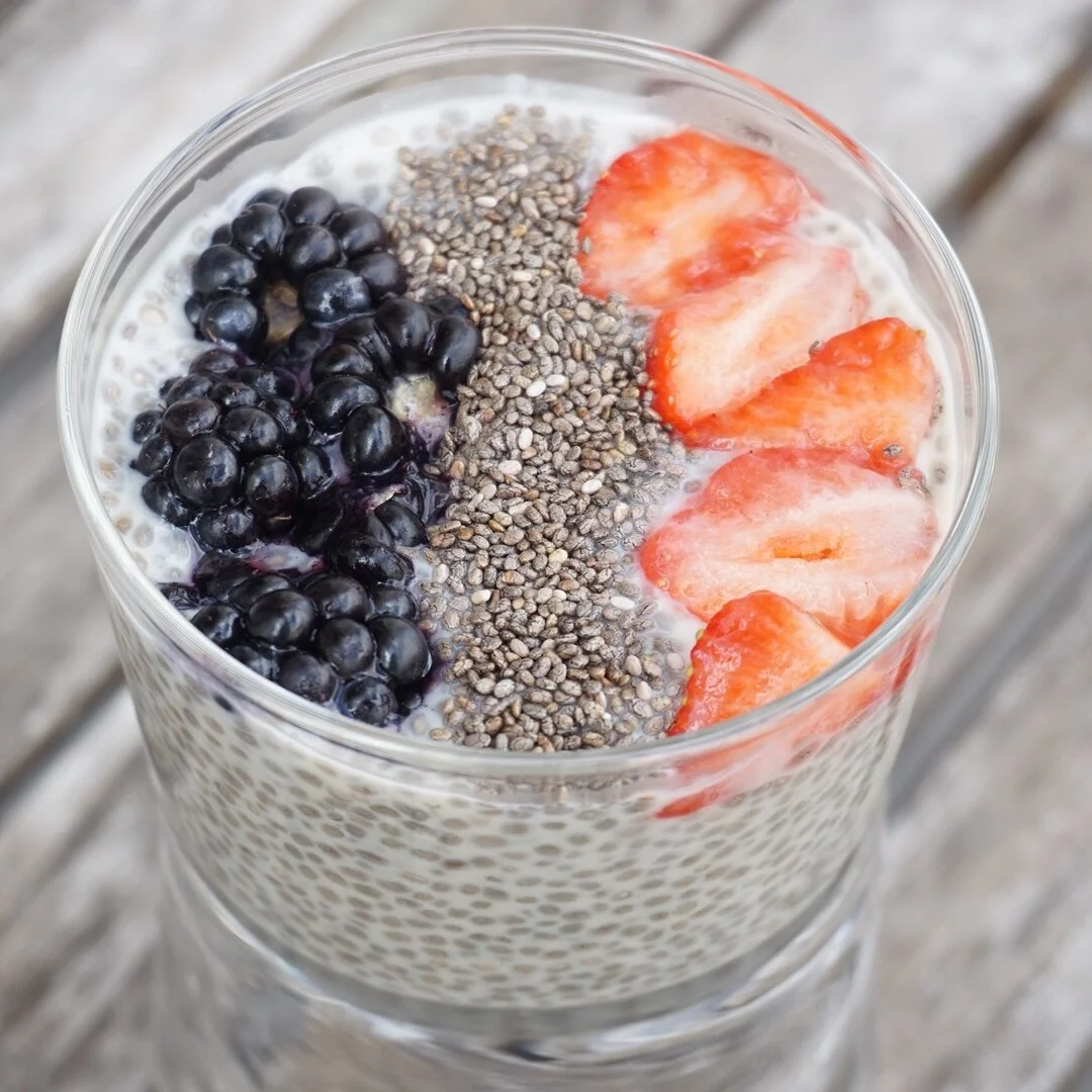 Classique Chia Pudding anti-inflammatoire à la vanille • Vegan &amp; sans gluten