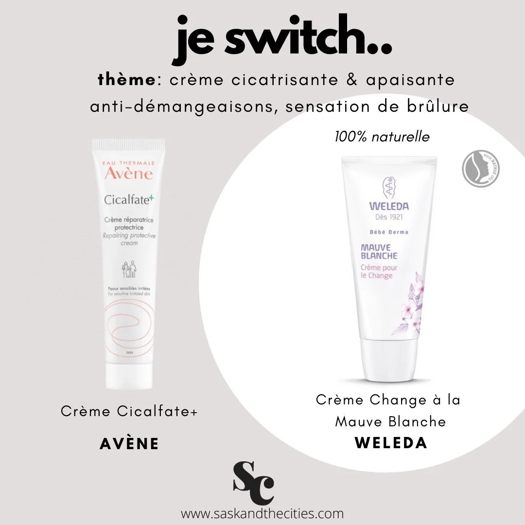 "Je Switch" le Cicalfate par cette crème 100% clean
