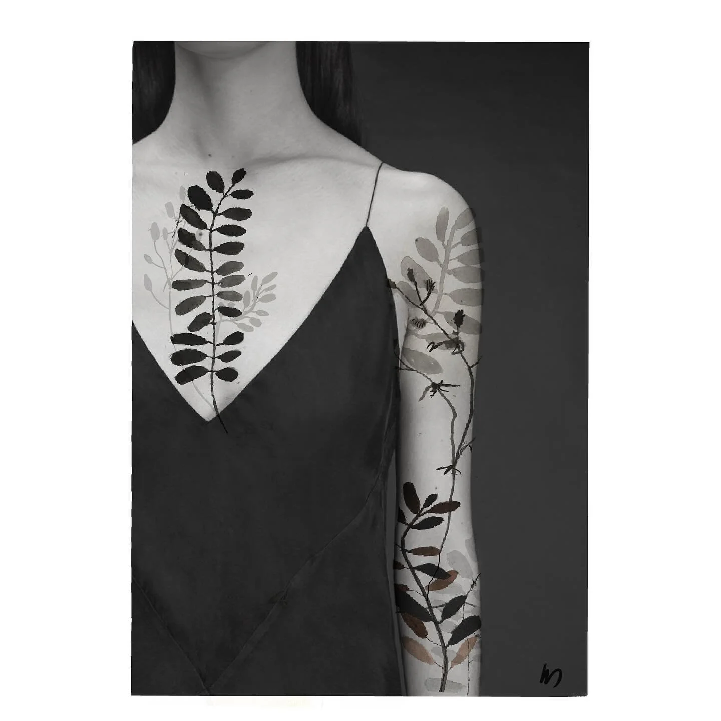New Body Concepts / Exploring the harmony between botanical forms and body lines. A study in contrast, composition, and organic rhythm. #tattooidea #tattooconcept
