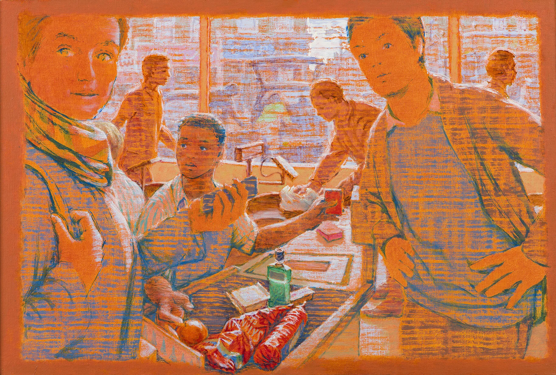 Unexpected 51 x 77cm oil on canvas
