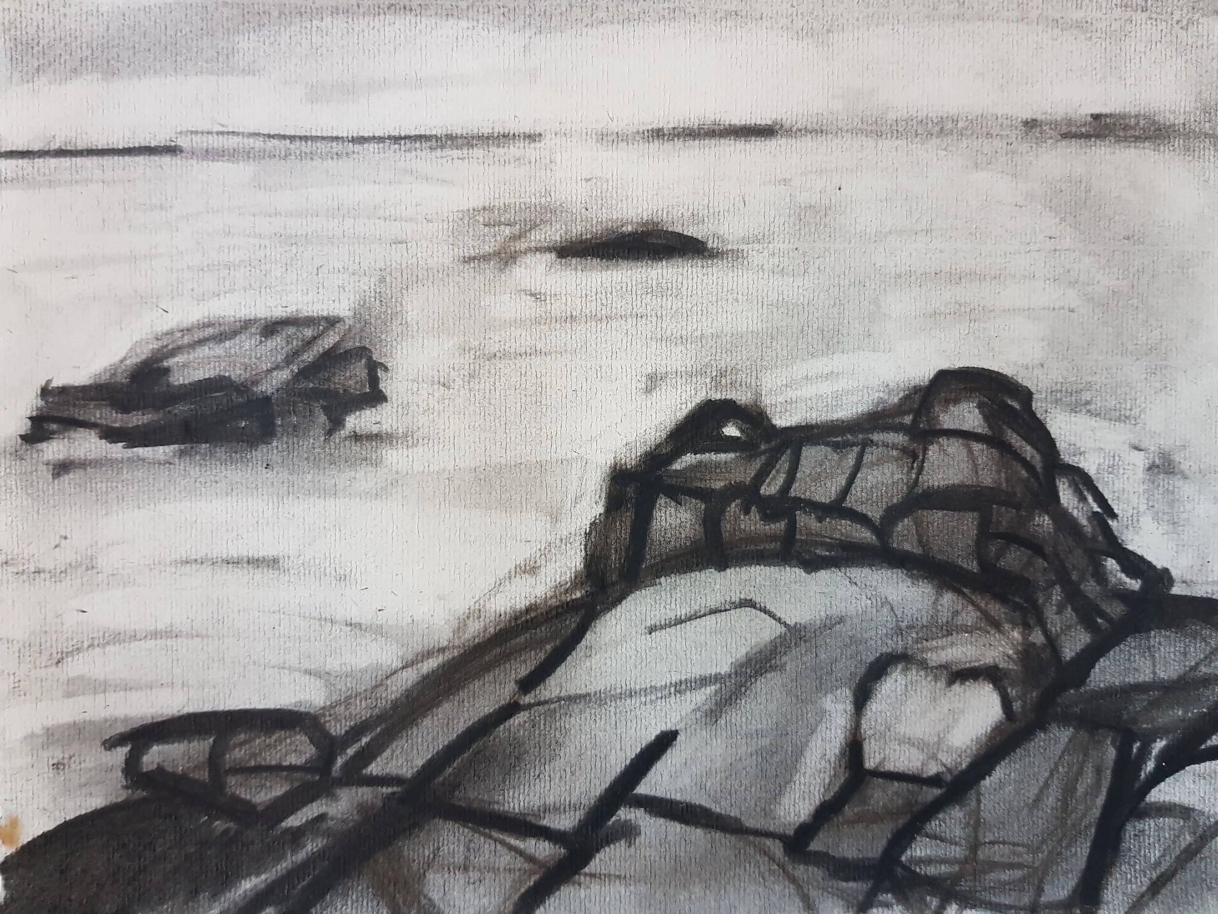 25.RocksandIslands.StMarysIslesofScilly.charcoalonpaper23x30cm.jpg