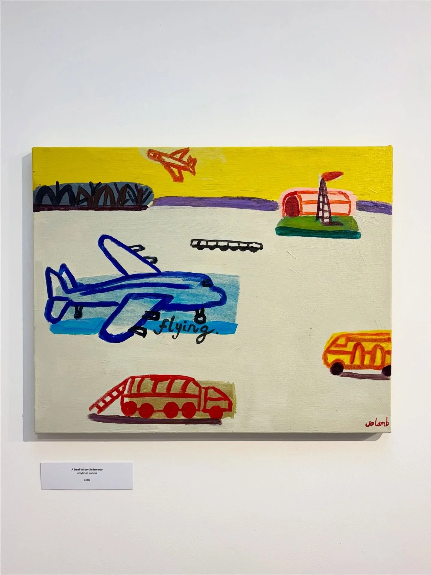 By plane ✈️ train 🚂 or automobile 🚗, don&rsquo;t miss your last chance to see HELLO COLOUR by @jolambart before we close our @artwavefestival doors! 
We&rsquo;re open Sunday 21 September, 11am-5pm at The Studio, Lewes. Artwave venue 72.

Jo will be
