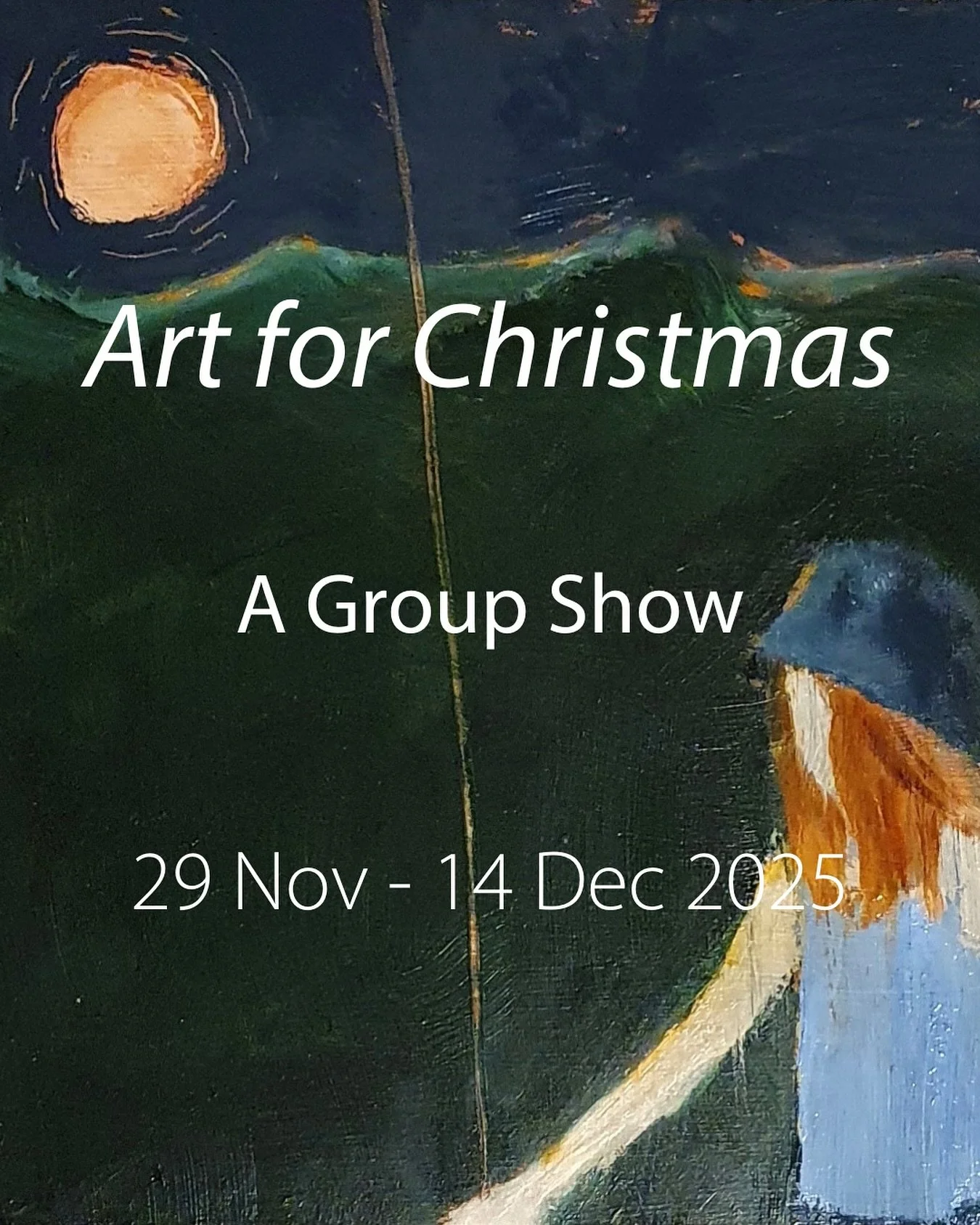 ✍️ Dates for the diary! We have a bumper group show of paintings in the works for this Christmas 🎄On show in our Studio, Lewes, every weekend from 29 November - 14 December. (And available for appointments in between.)

We are thrilled to be exhibit