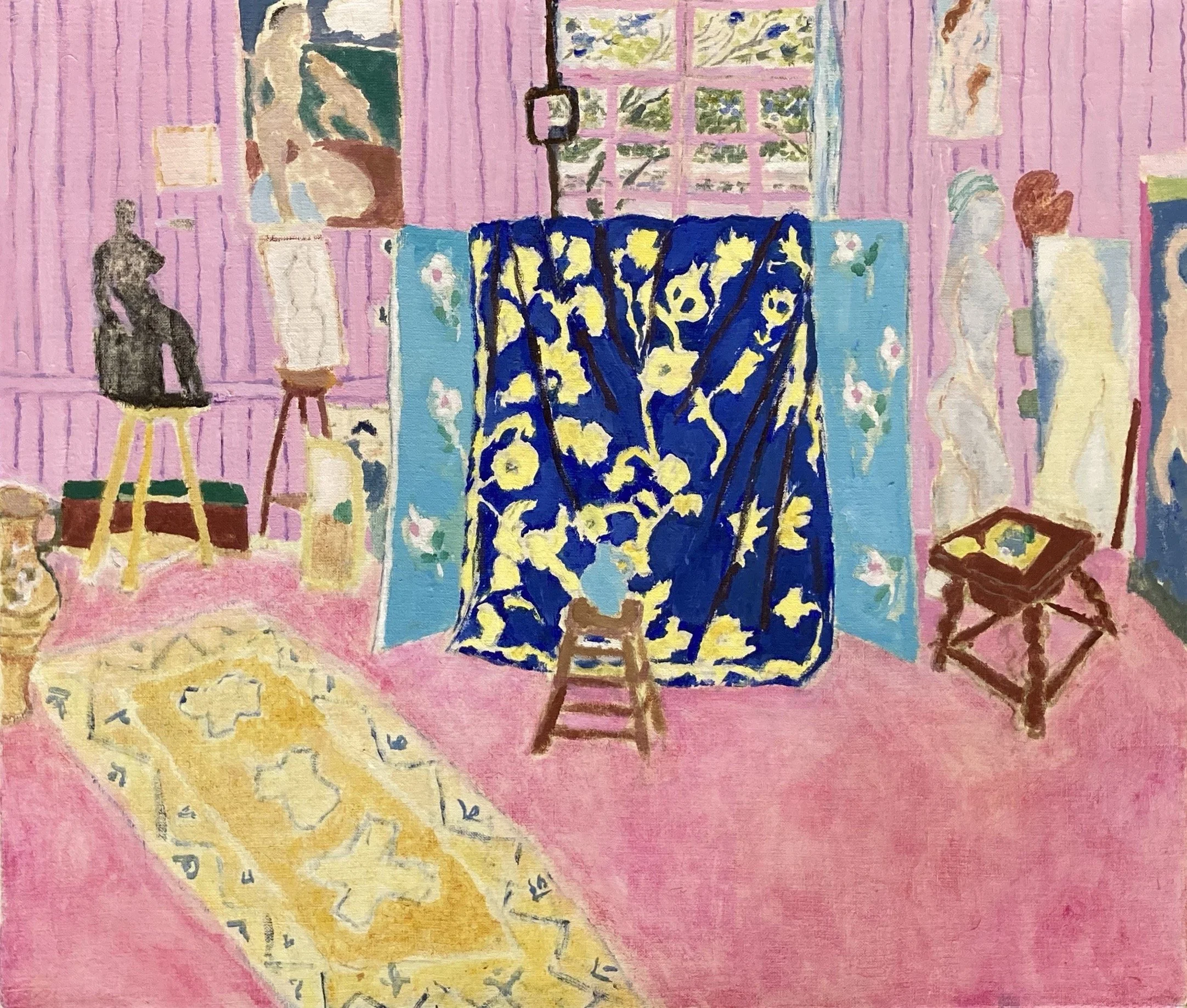 Her Pink Studio (after Matisse)