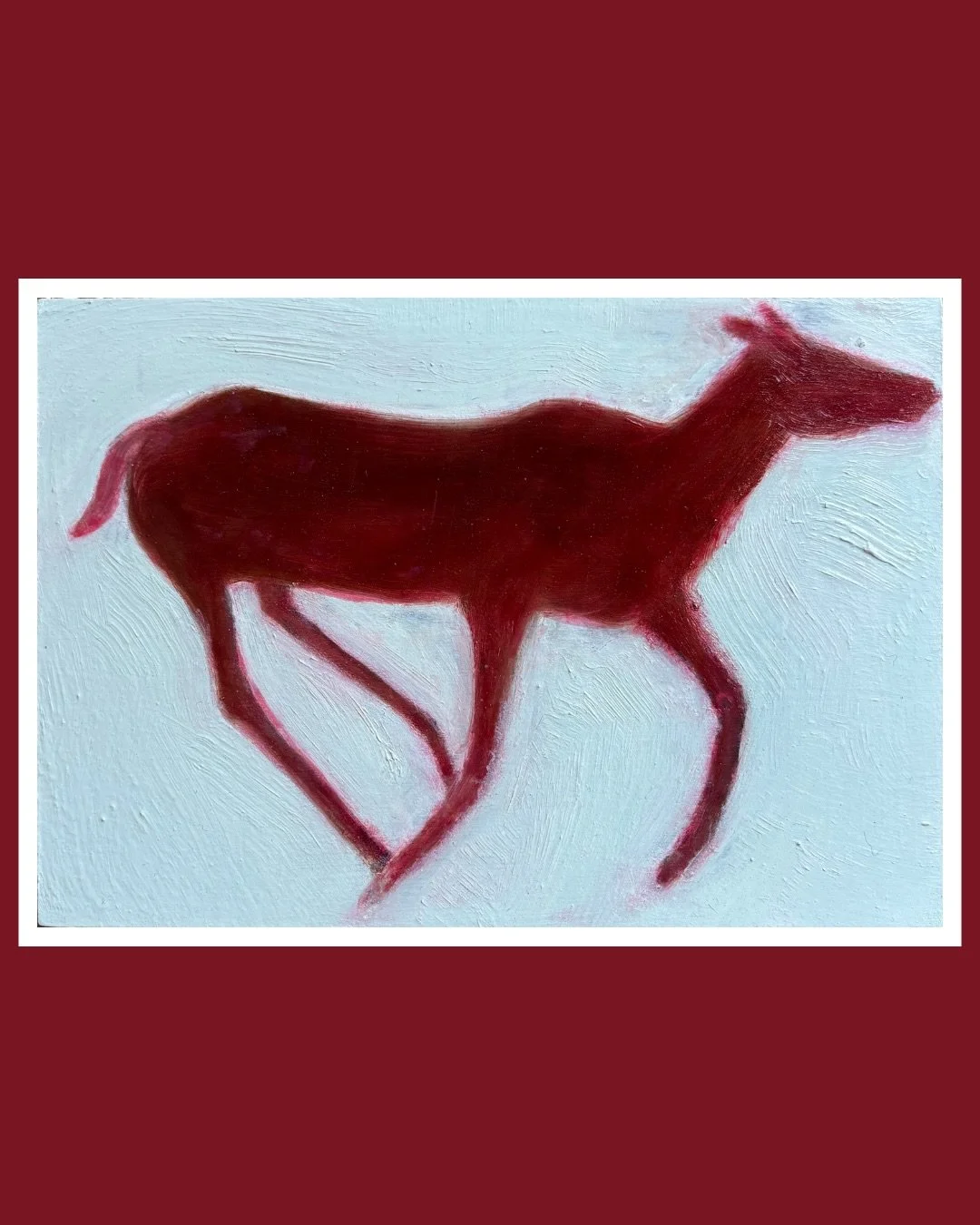 Having a little 🌈 fun between visitors to the Art for Christmas show! You can now browse available works from the exhibition on our Buy Art page (link in bio) - or tap the product links in this post 🛍️ There&rsquo;s still time to purchase a Christm