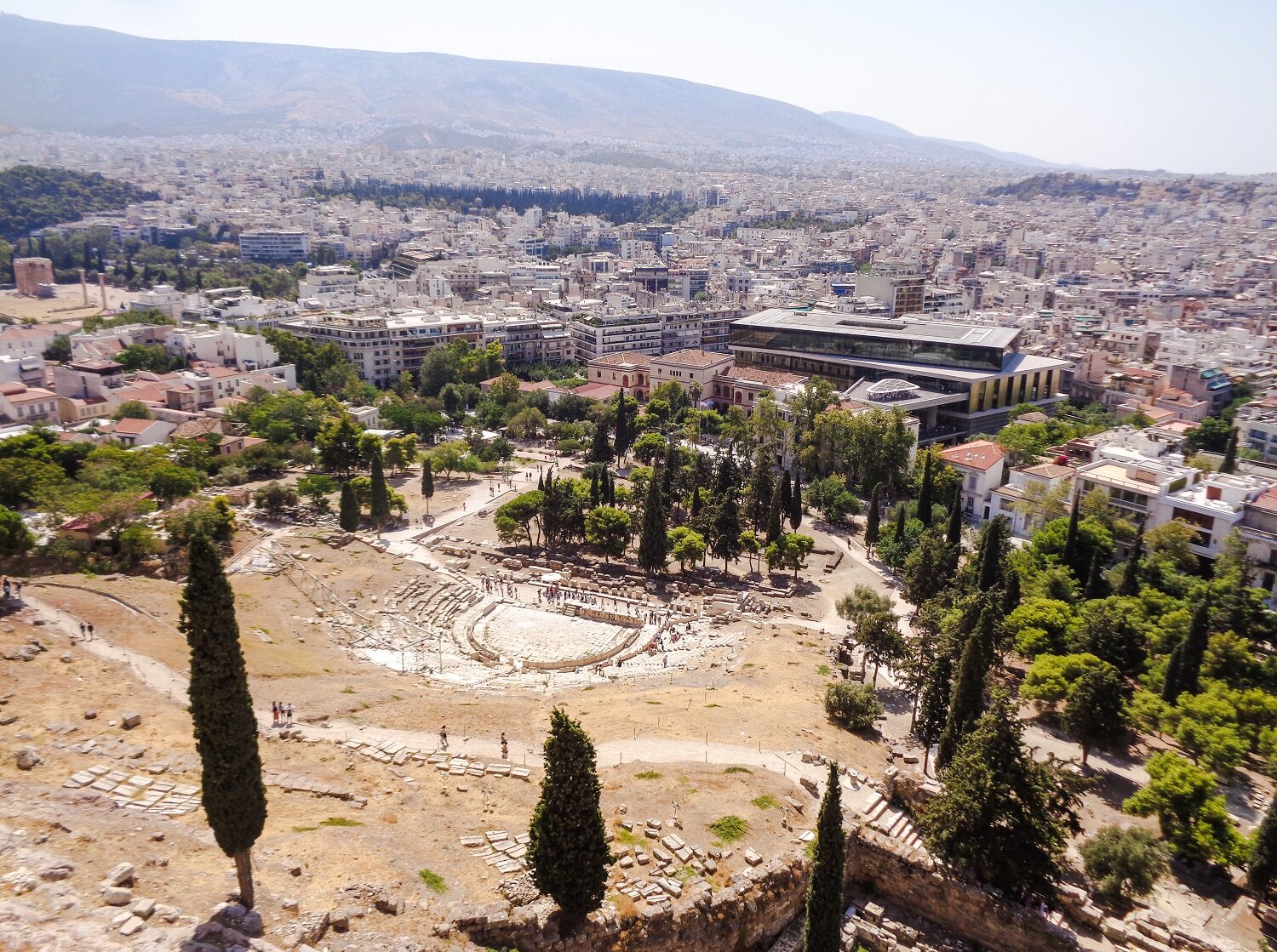 Views of Athens from the Acropolis | Blooming Magnolias Blog | Travel 