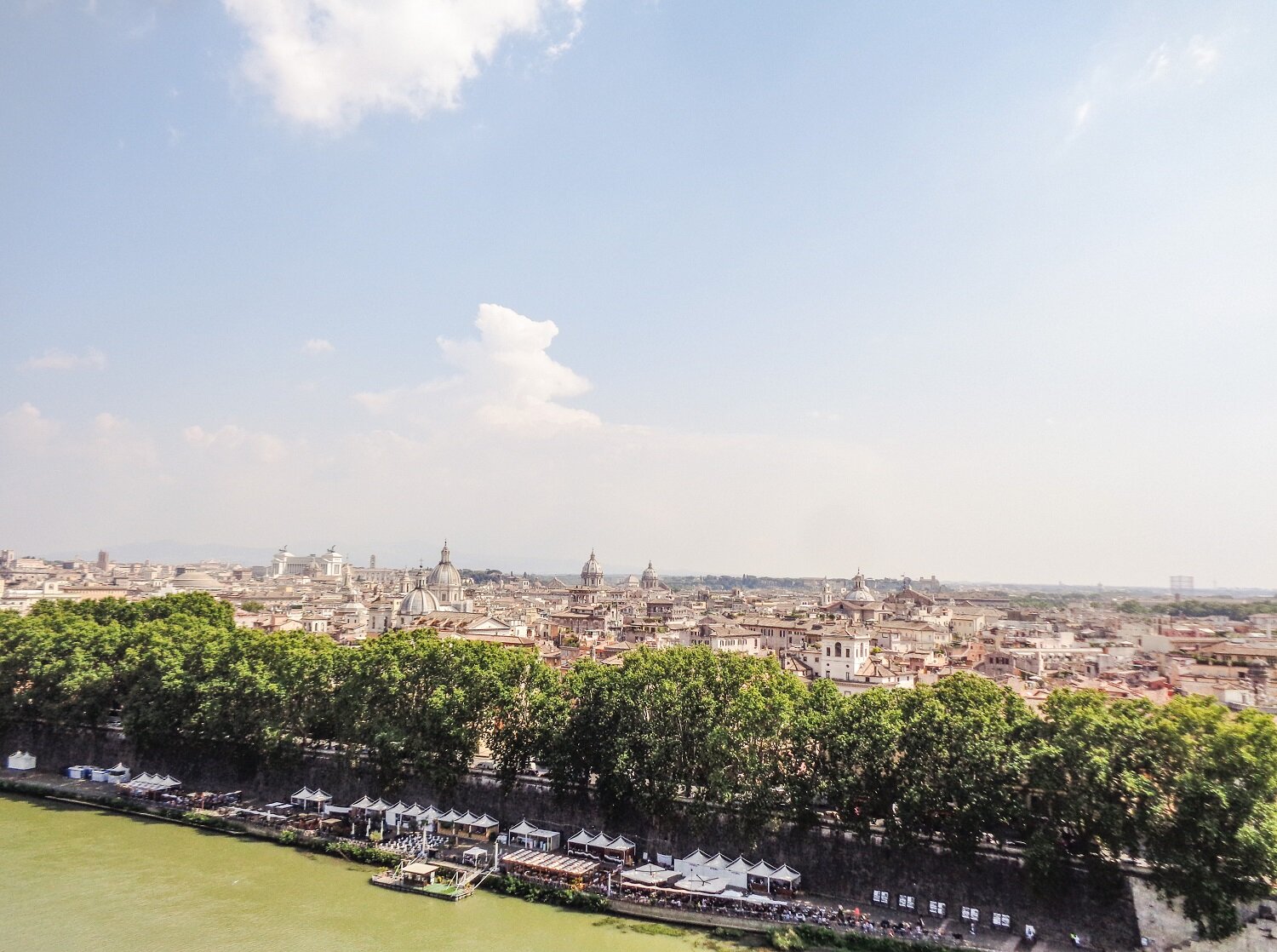 Rome seen from Castel Sant'Angelo