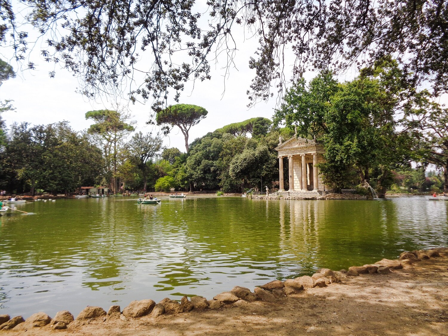 Temple of Asclepius, Villa Borghese | Blooming Magnolias Blog | Travel, Rome, Italy