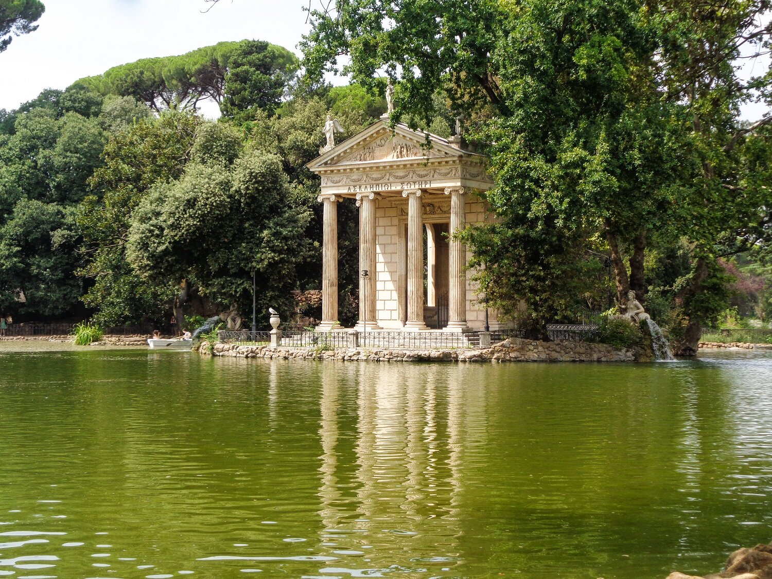 Temple of Asclepius, Villa Borghese | Blooming Magnolias Blog | Travel, Rome, Italy