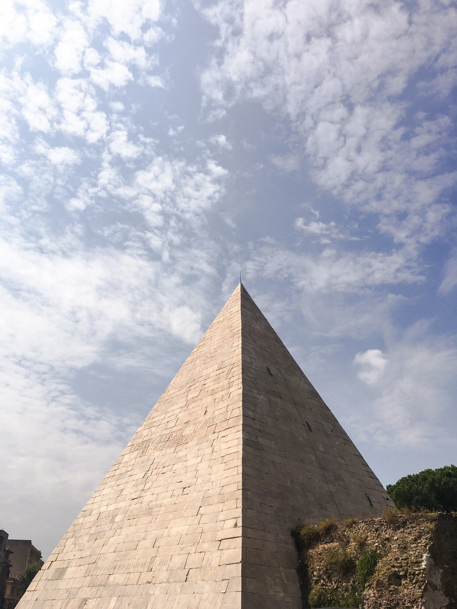The Pyramid of Cestius | Blooming Magnolias Blog | Travel, Rome, Italy